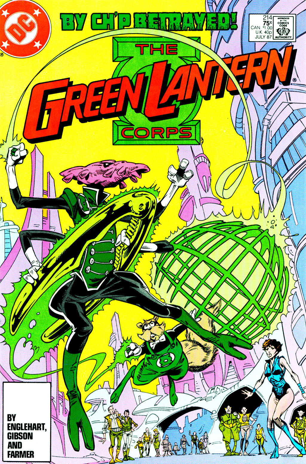 Read online The Green Lantern Corps comic -  Issue #214 - 1