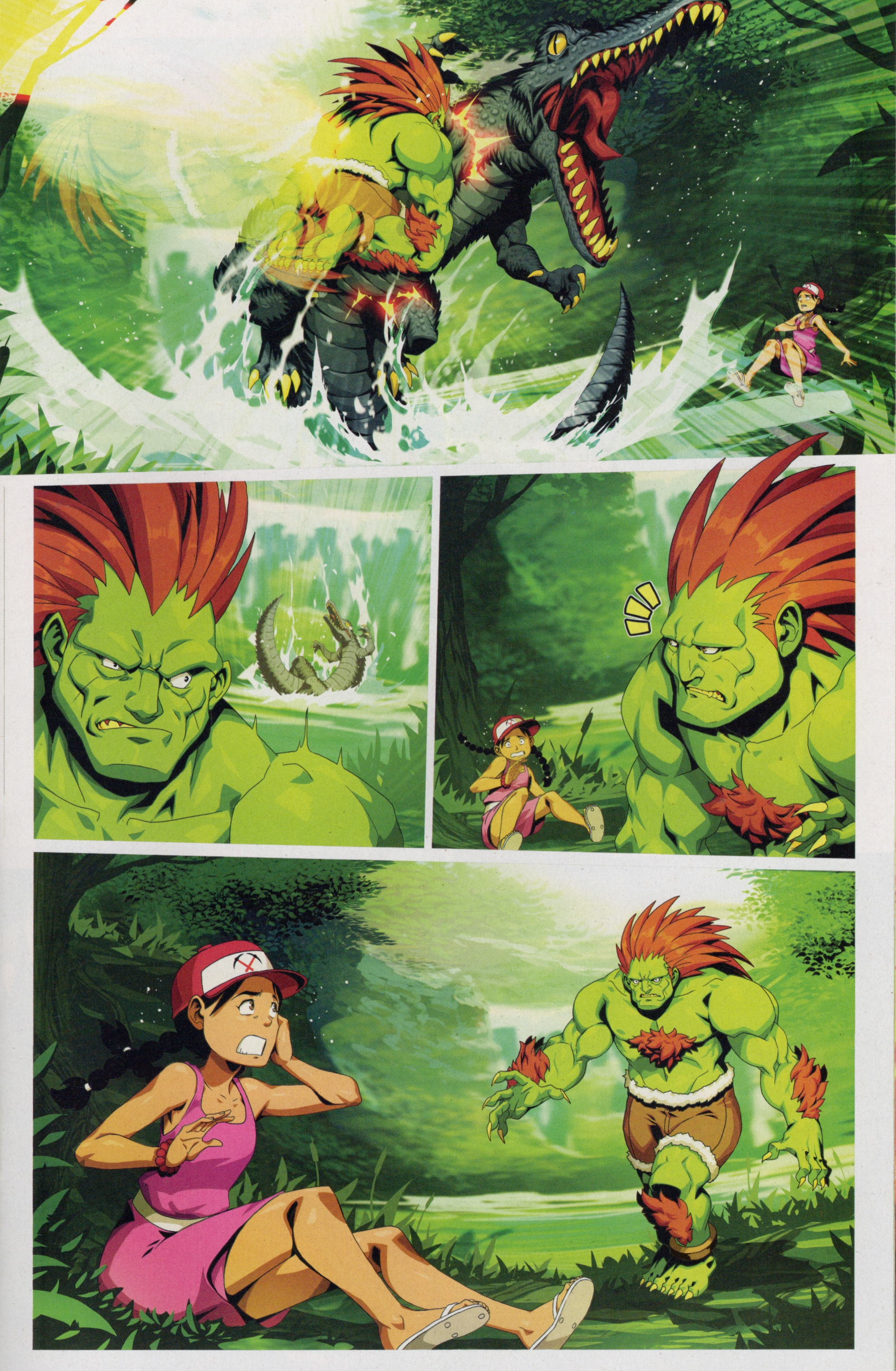 Read online Free Comic Book Day 2022 comic -  Issue # Udon Street Fighter Masters Blanka - 11