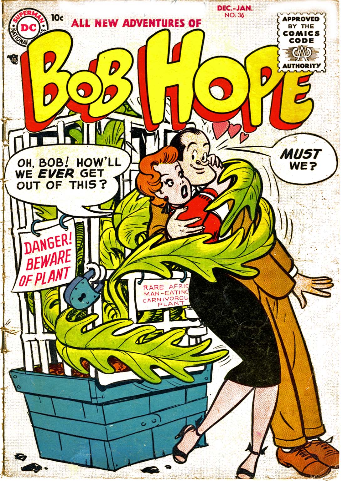 Read online The Adventures of Bob Hope comic -  Issue #36 - 1