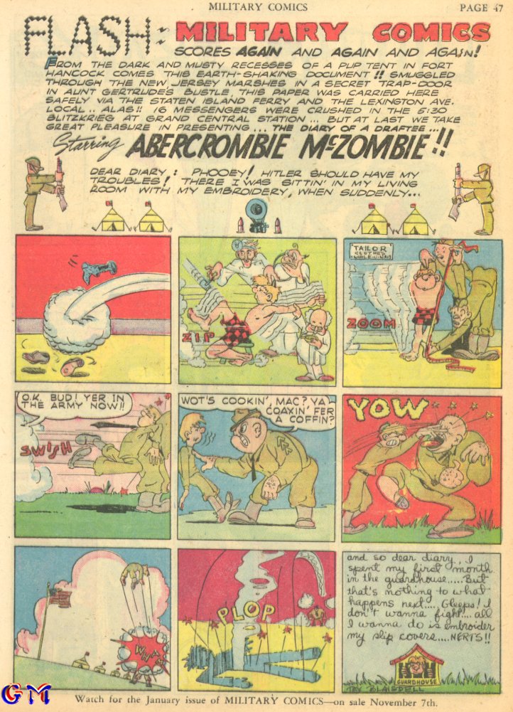 Read online Military Comics comic -  Issue #5 - 49