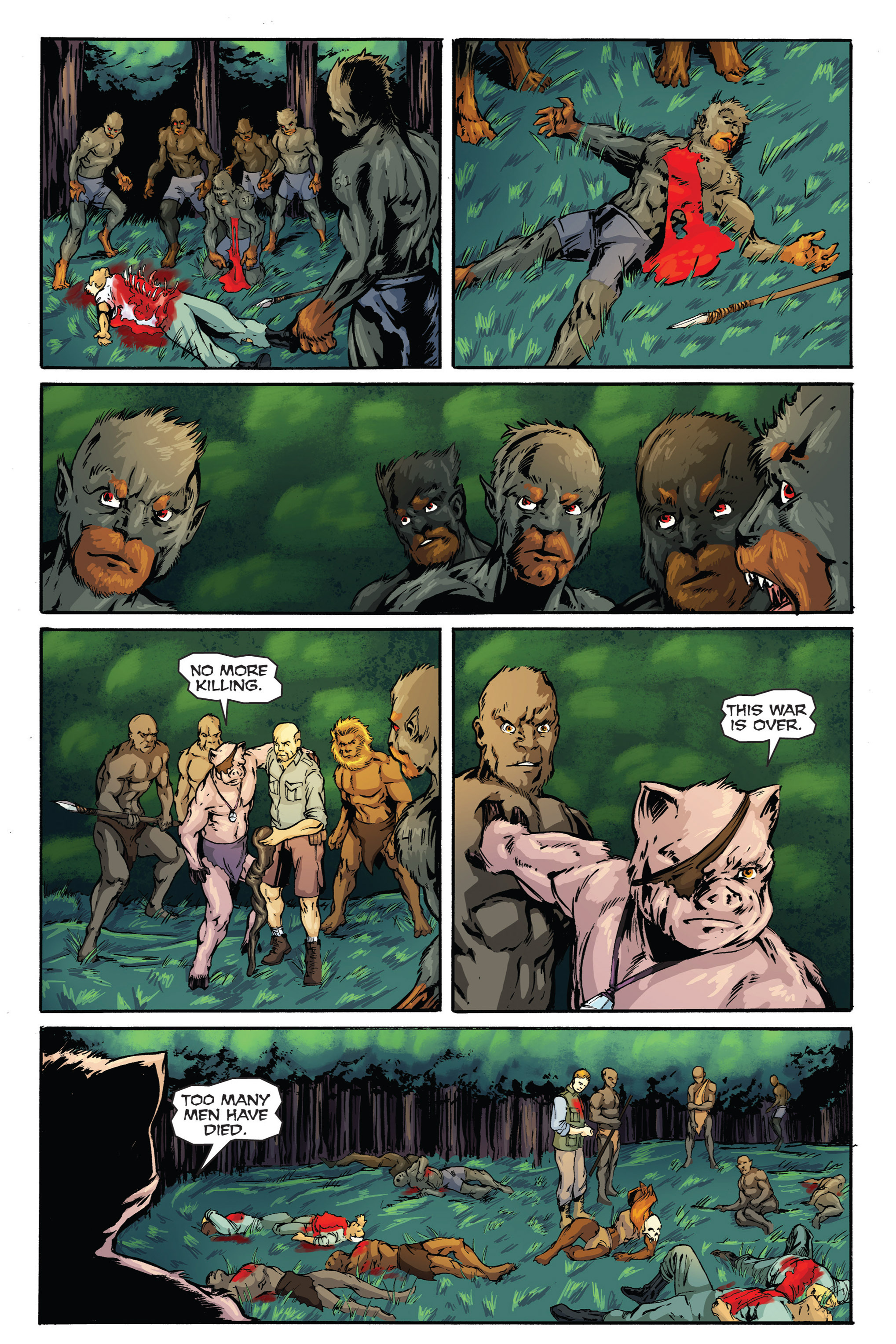 Read online The Army of Dr. Moreau comic -  Issue #6 - 24