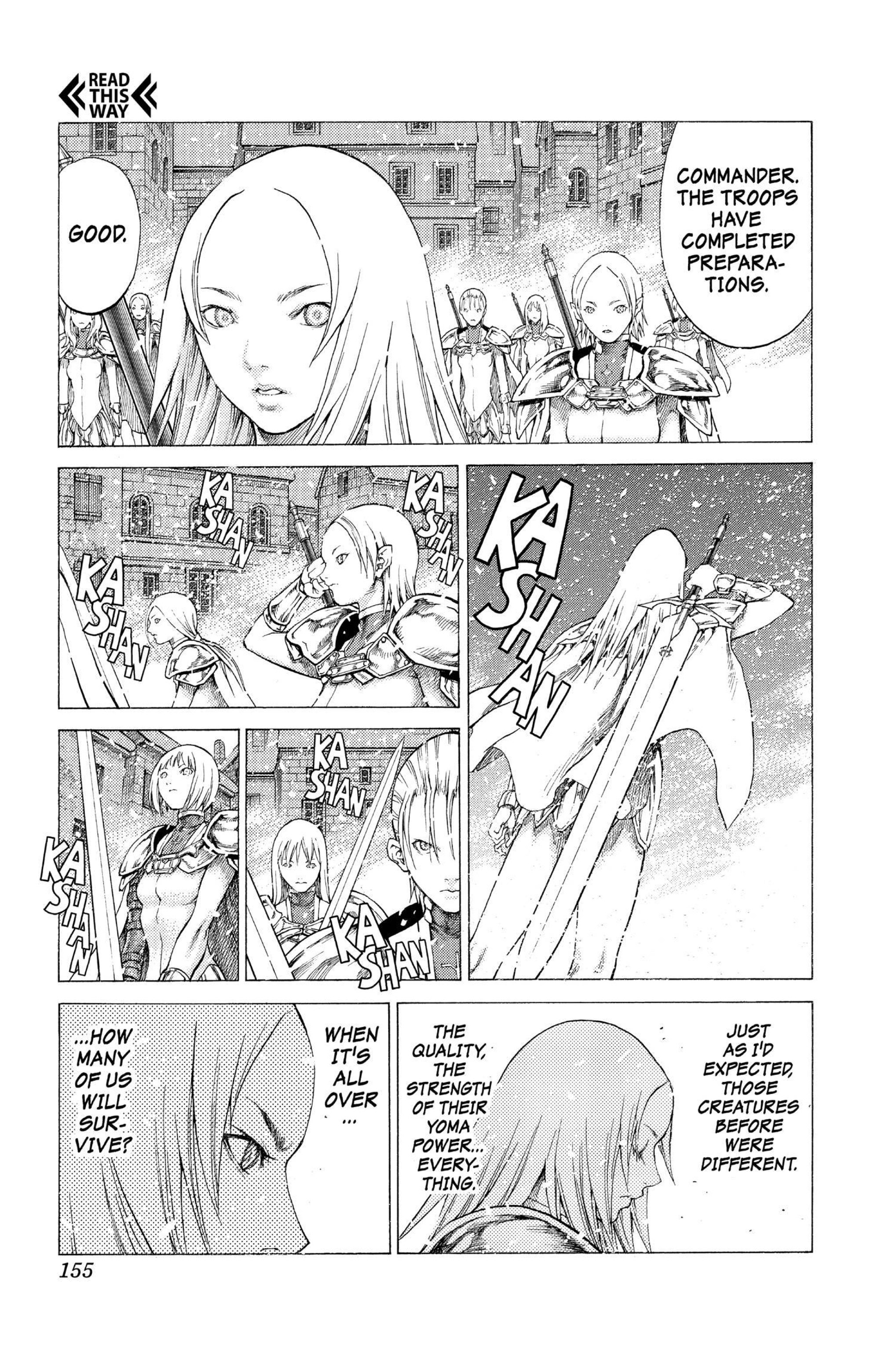 Read online Claymore comic -  Issue #10 - 144