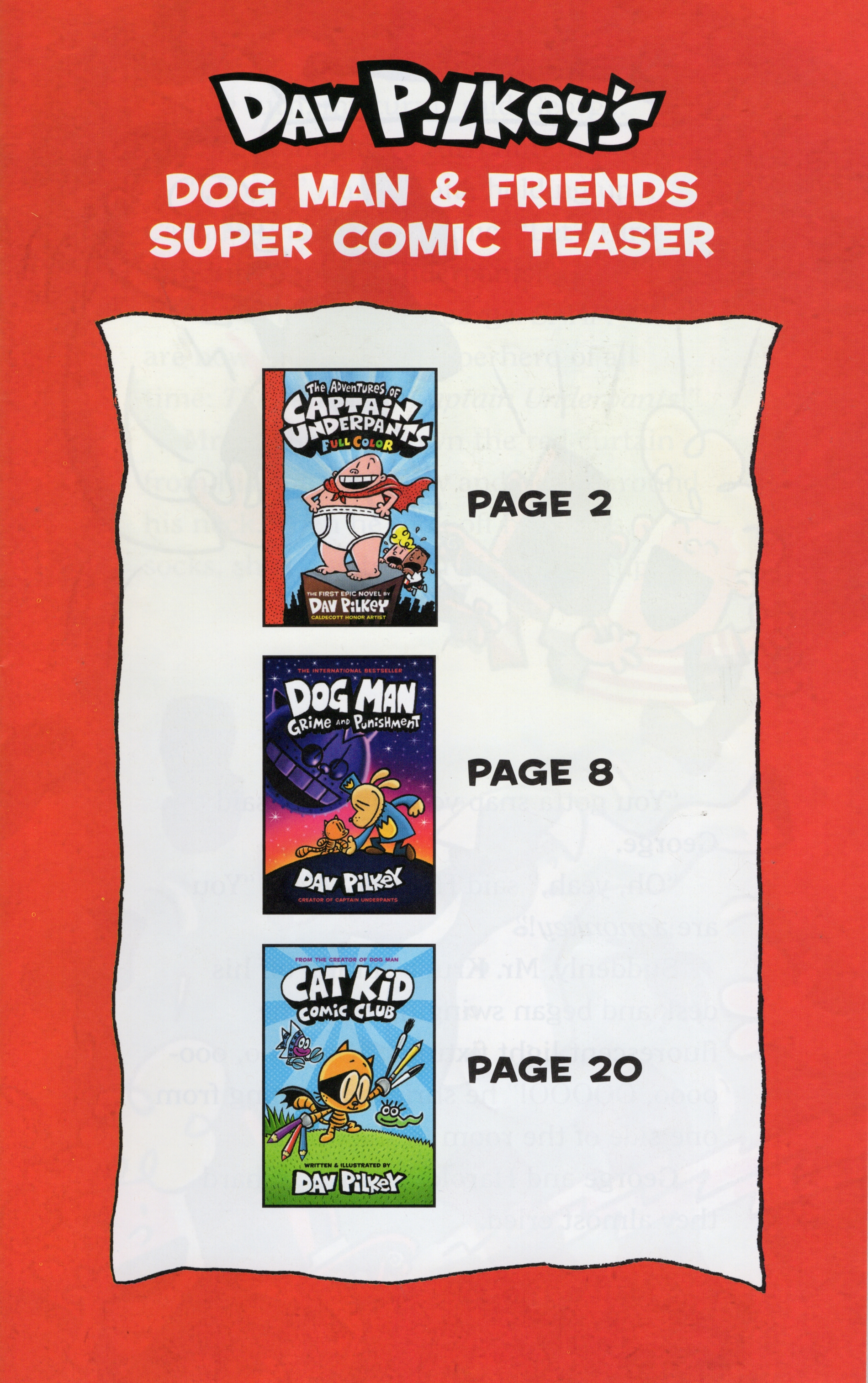 Read online Free Comic Book Day 2022 comic -  Issue # Scholastic Captain Underpants, Dog Man and Cat Kid - 3