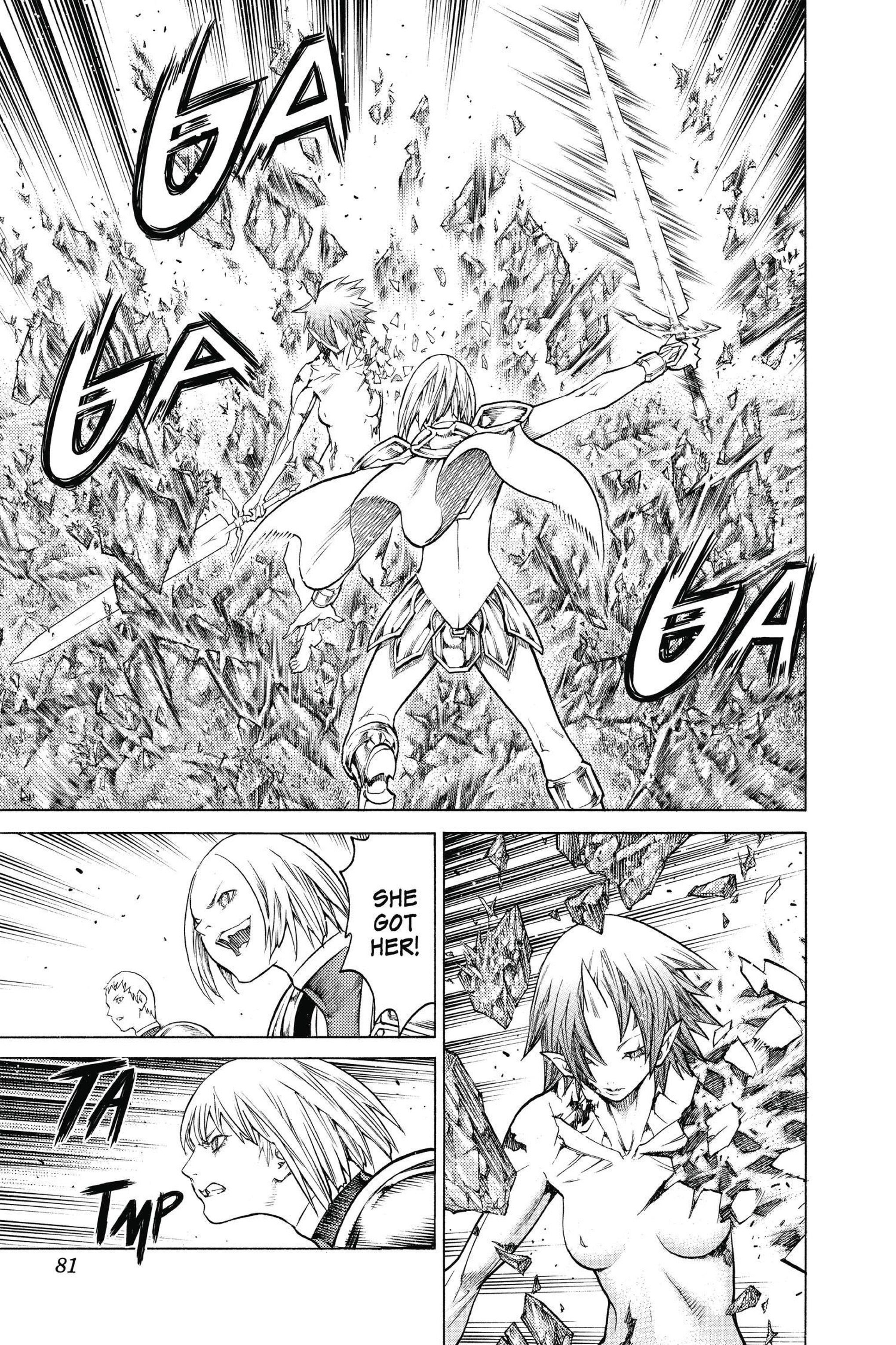 Read online Claymore comic -  Issue #26 - 71