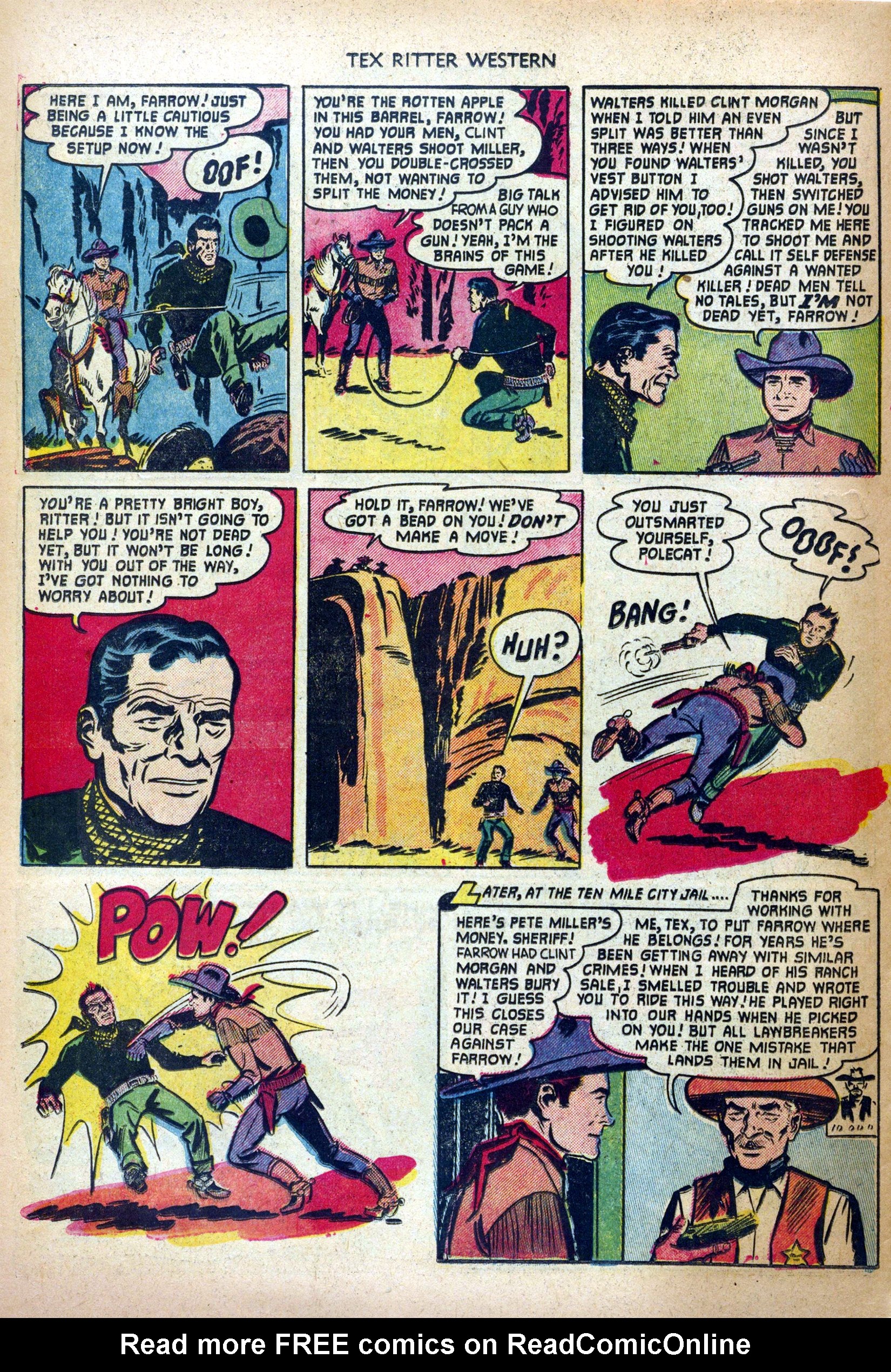 Read online Tex Ritter Western comic -  Issue #11 - 32