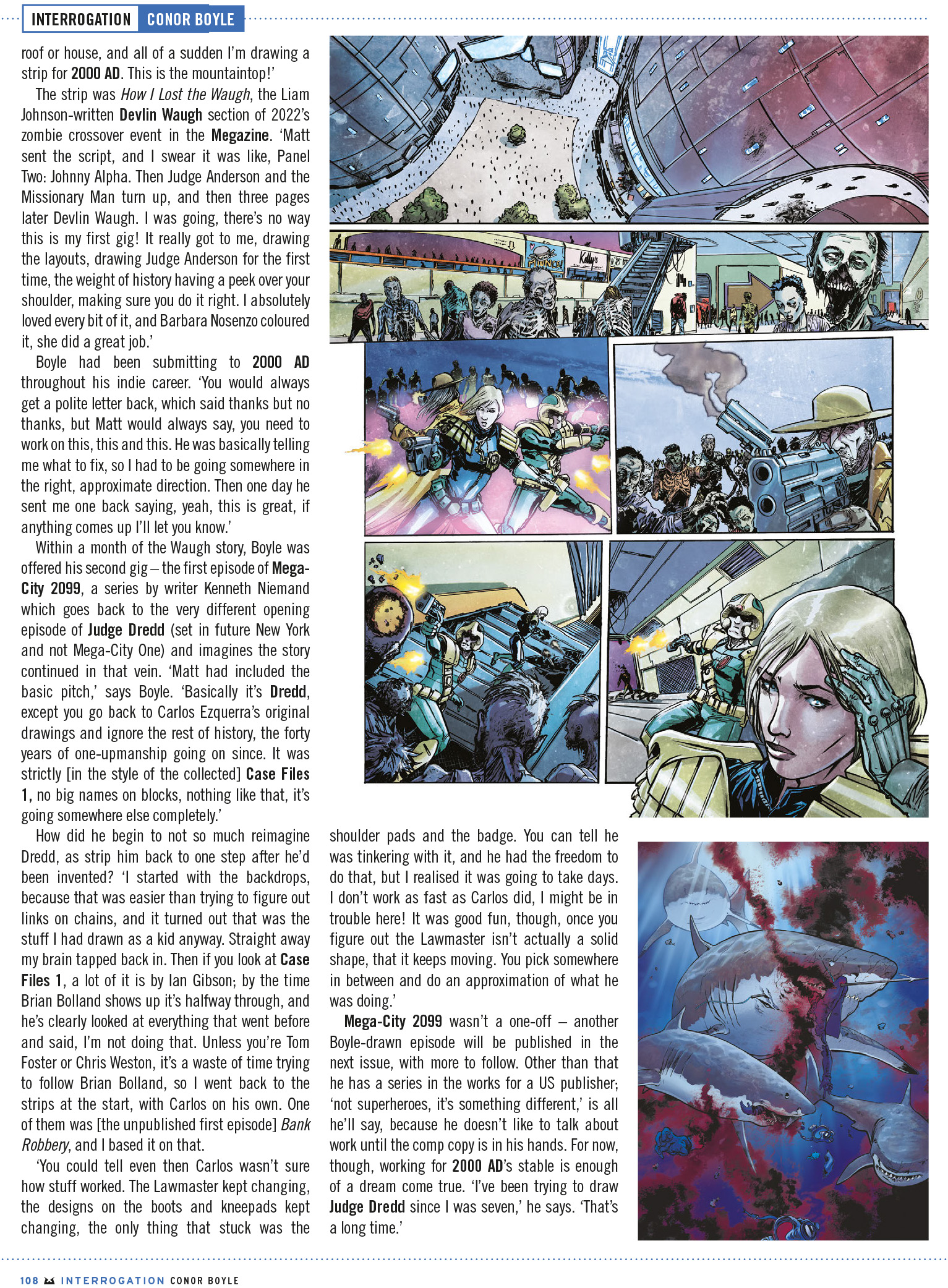 Read online Judge Dredd Megazine (Vol. 5) comic -  Issue #458 - 110