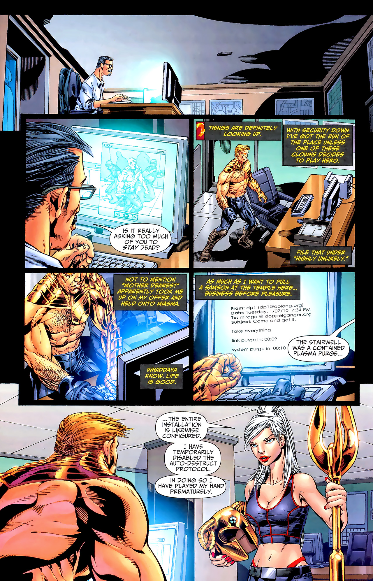 Read online Magog comic -  Issue #5 - 19