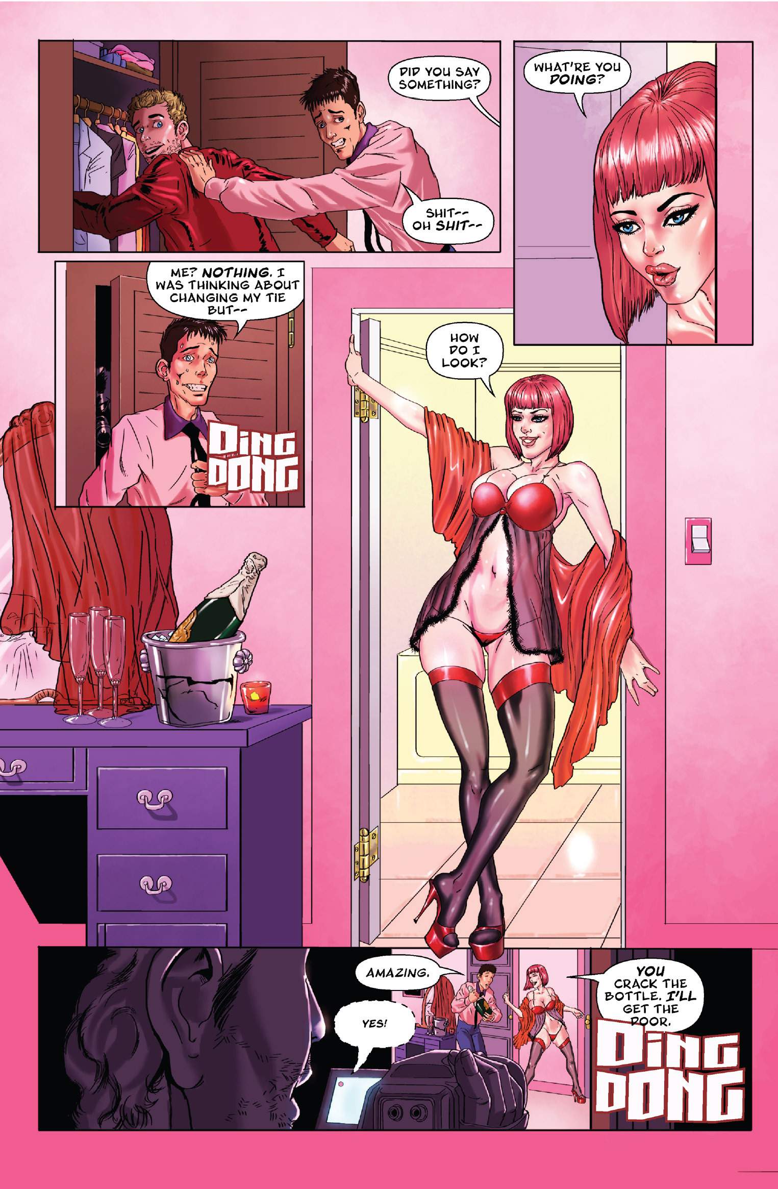 Read online Lesbian Zombies from Outer Space comic -  Issue #1 - 17