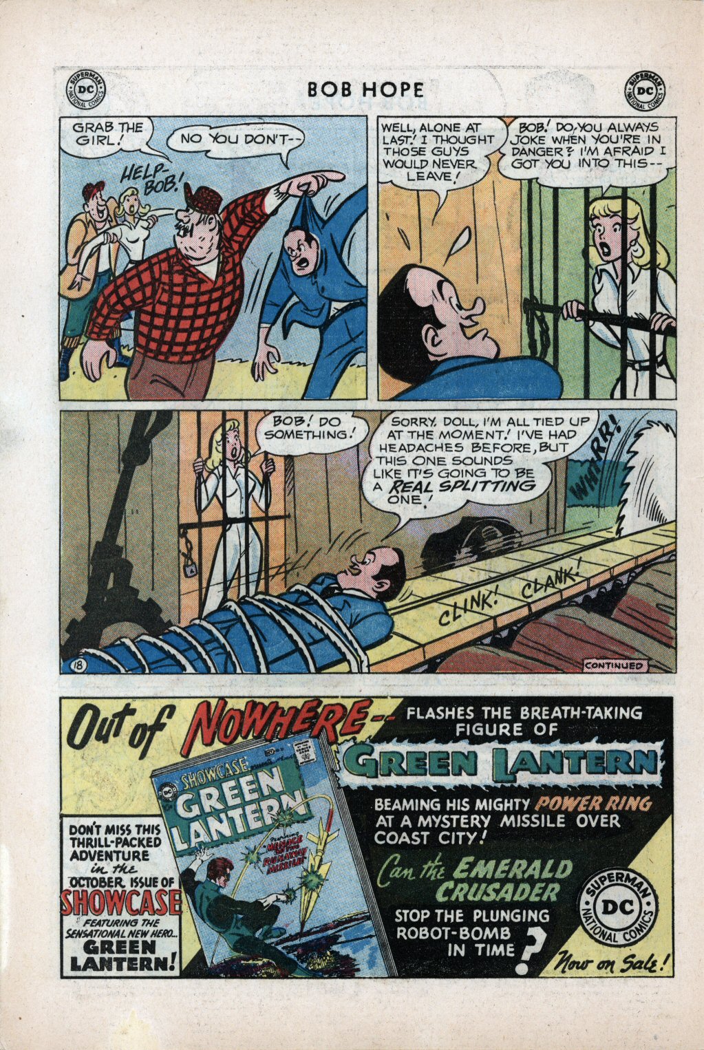 Read online The Adventures of Bob Hope comic -  Issue #59 - 22