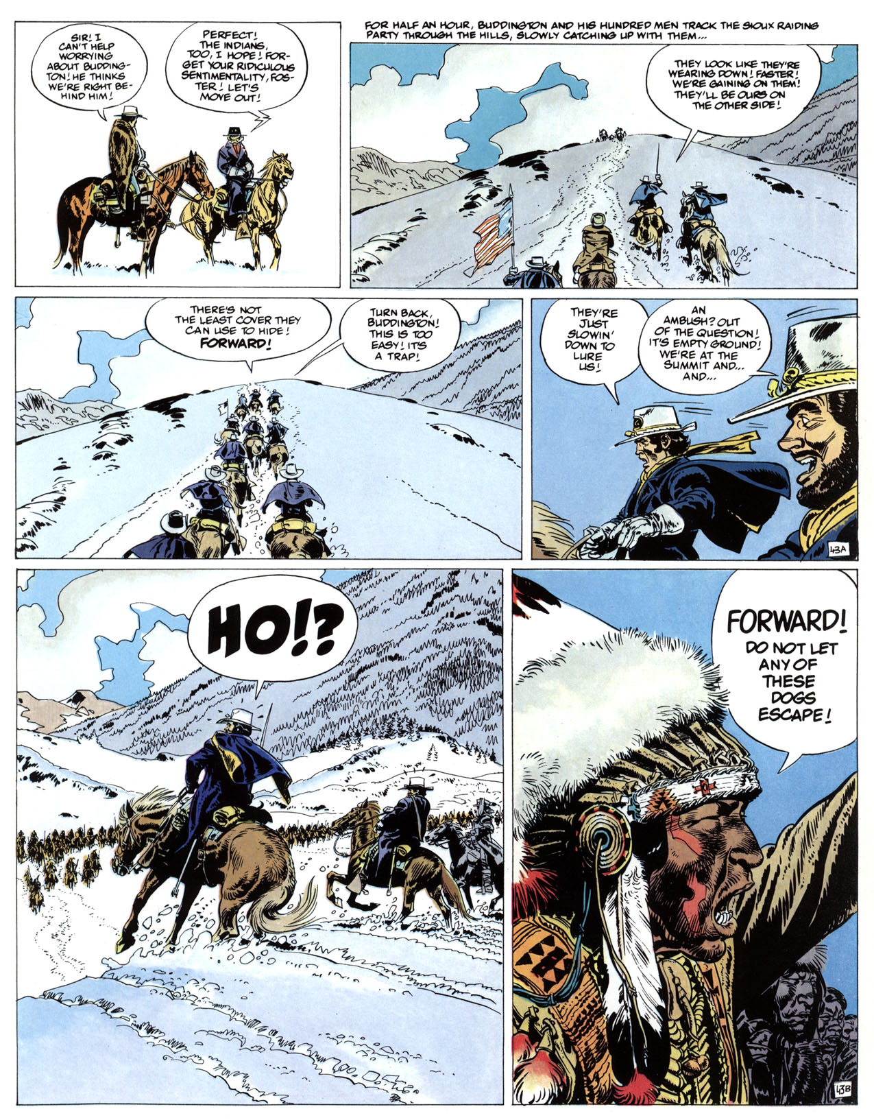 Read online Epic Graphic Novel: Lieutenant Blueberry comic -  Issue #3 - 93