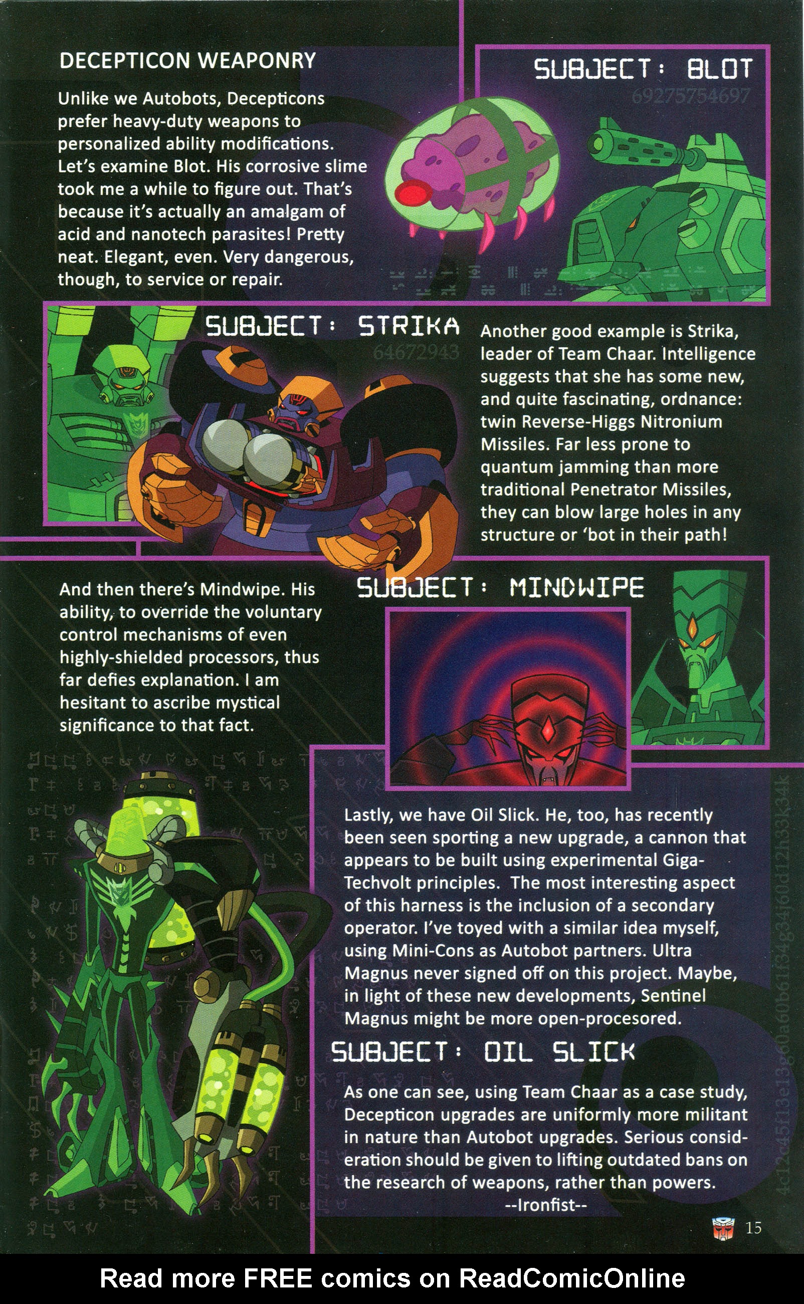 Read online Transformers: Collectors' Club comic -  Issue #45 - 15