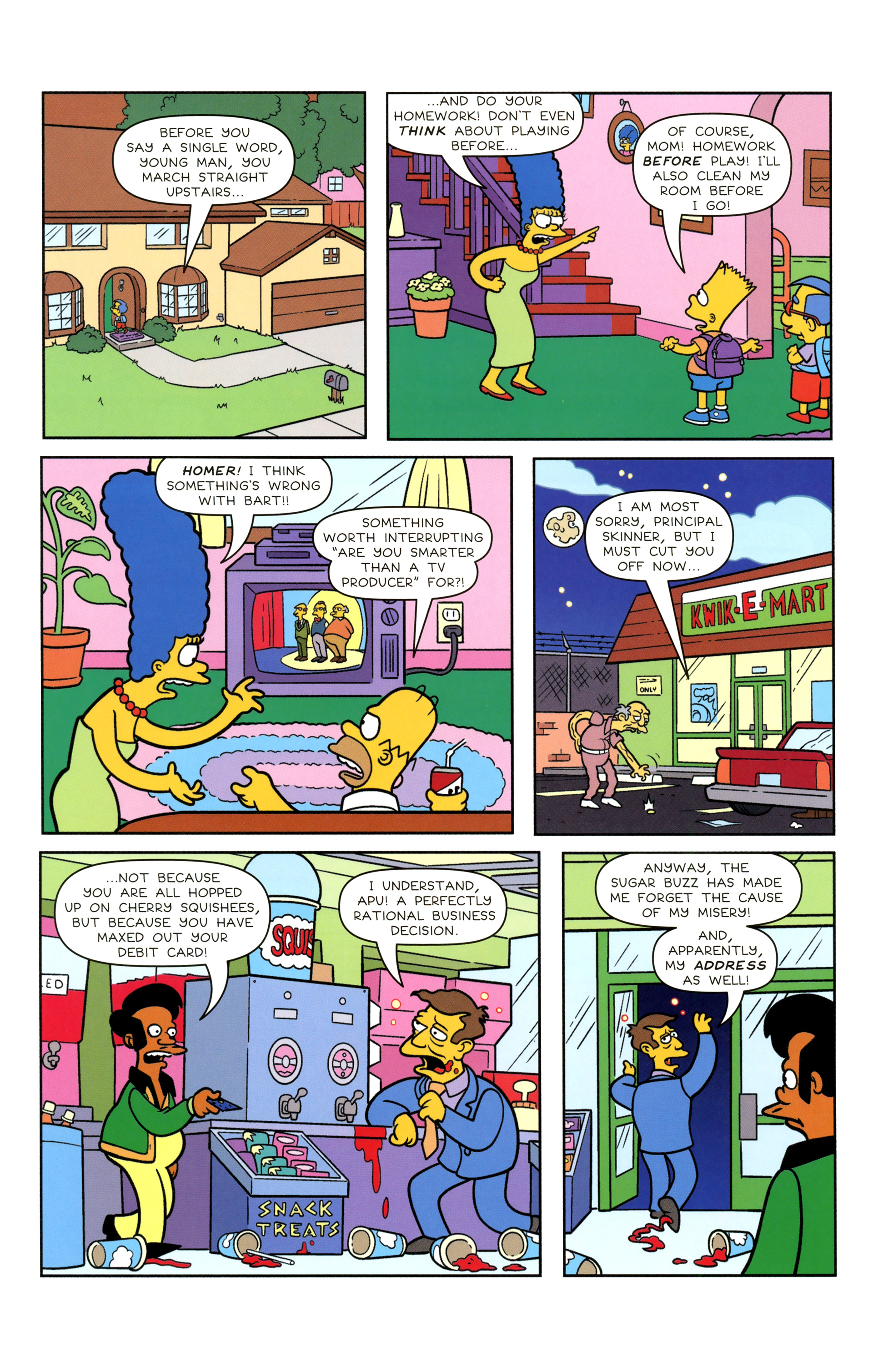 Read online Bongo Comics Free-For-All! comic -  Issue #2013 - 8