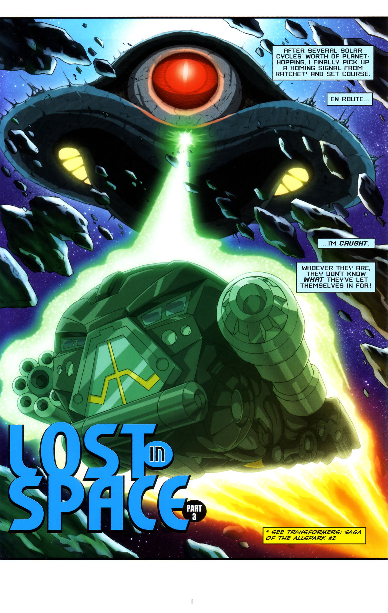 Read online Transformers: Saga of the Allspark comic -  Issue #3 - 4