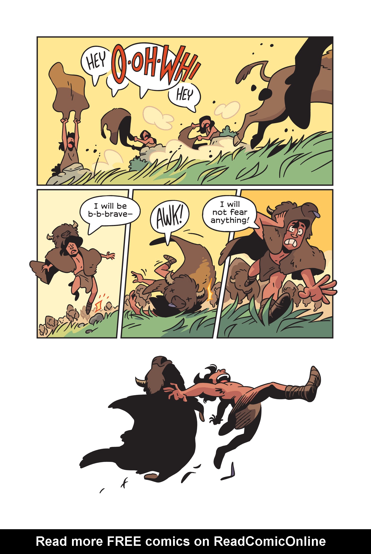 Read online History Comics comic -  Issue # The American Bison - The Buffalos Survival Tale - 17