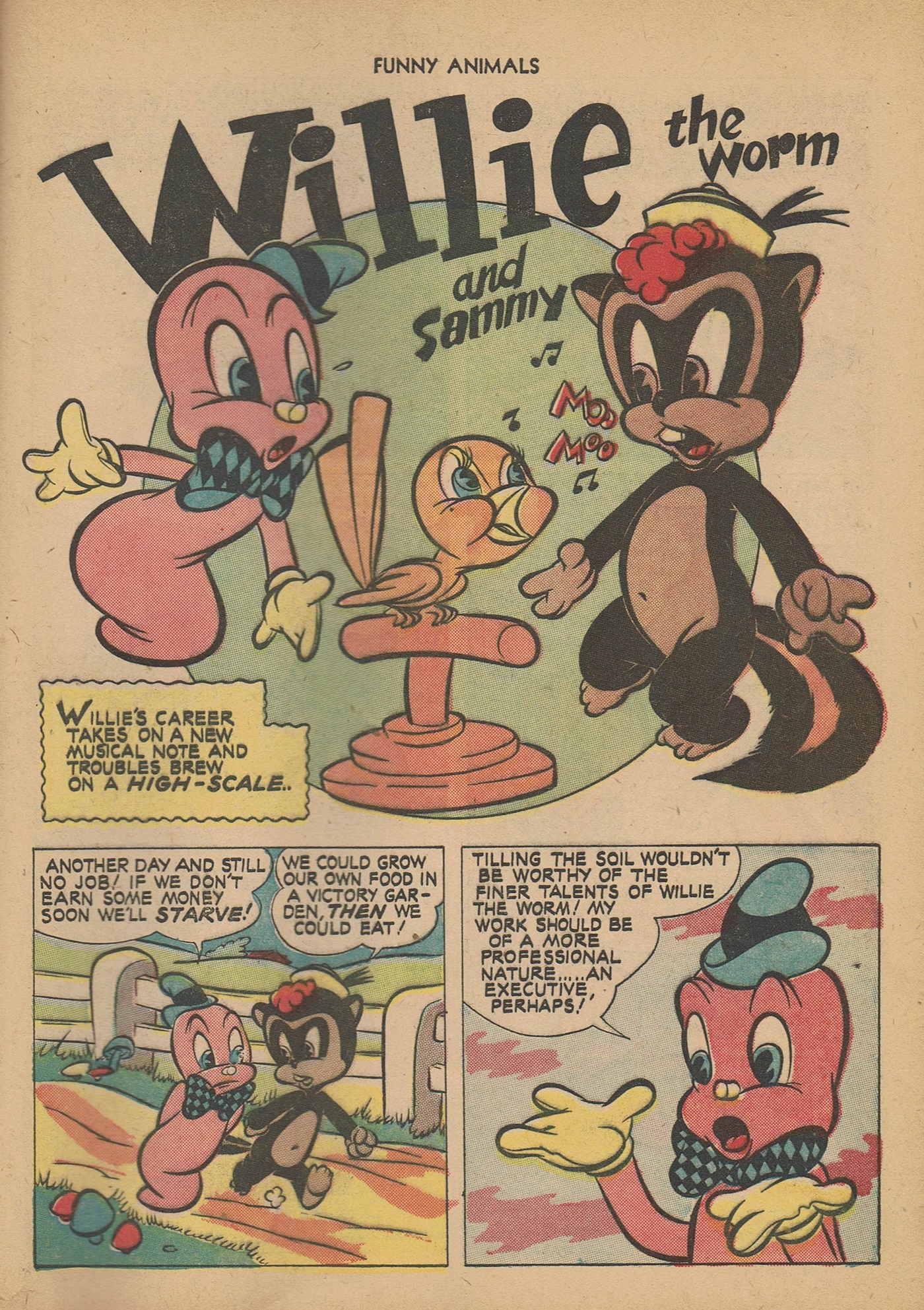 Read online Fawcett's Funny Animals comic -  Issue #14 - 51
