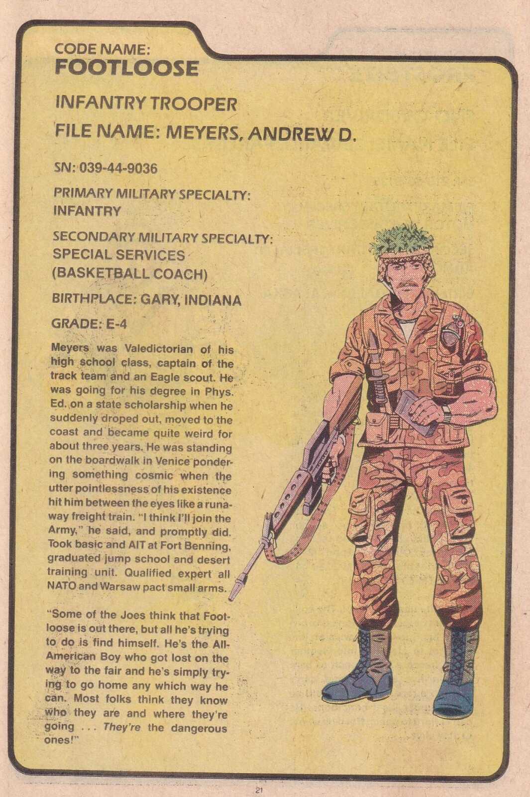 Read online The G.I. Joe Order of Battle comic -  Issue #1 - 23