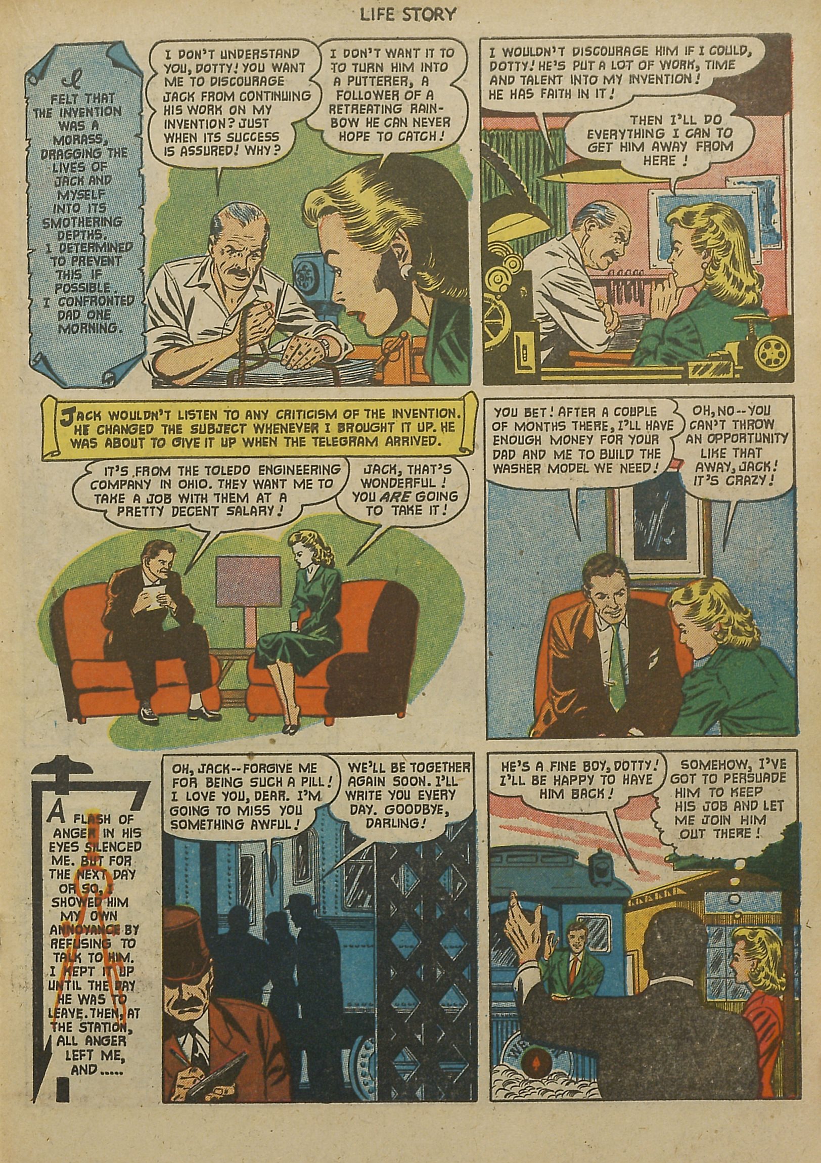 Read online Life Story comic -  Issue #38 - 19