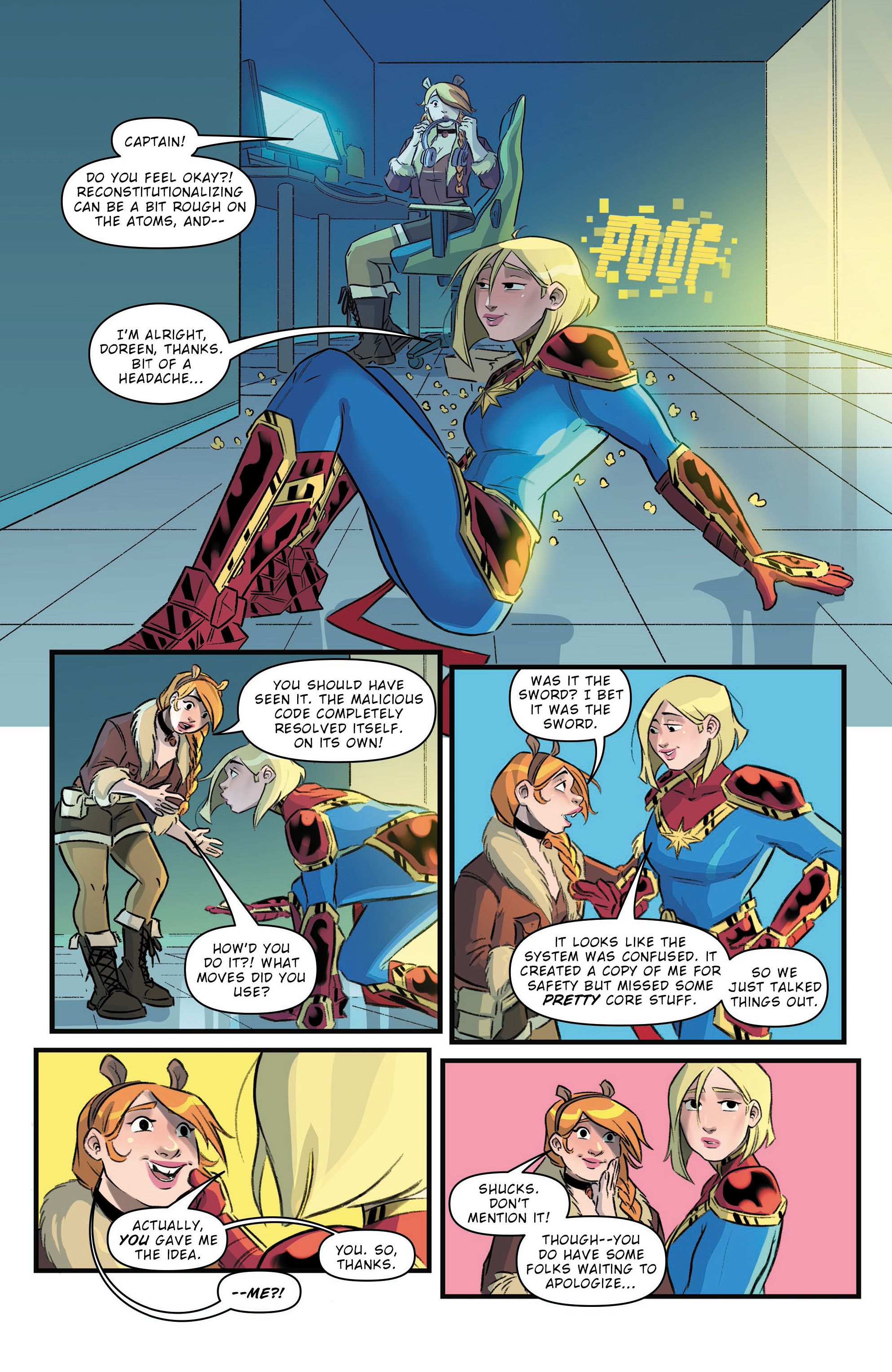 Read online Captain Marvel: Game On comic -  Issue # TPB (Part 3) - 30
