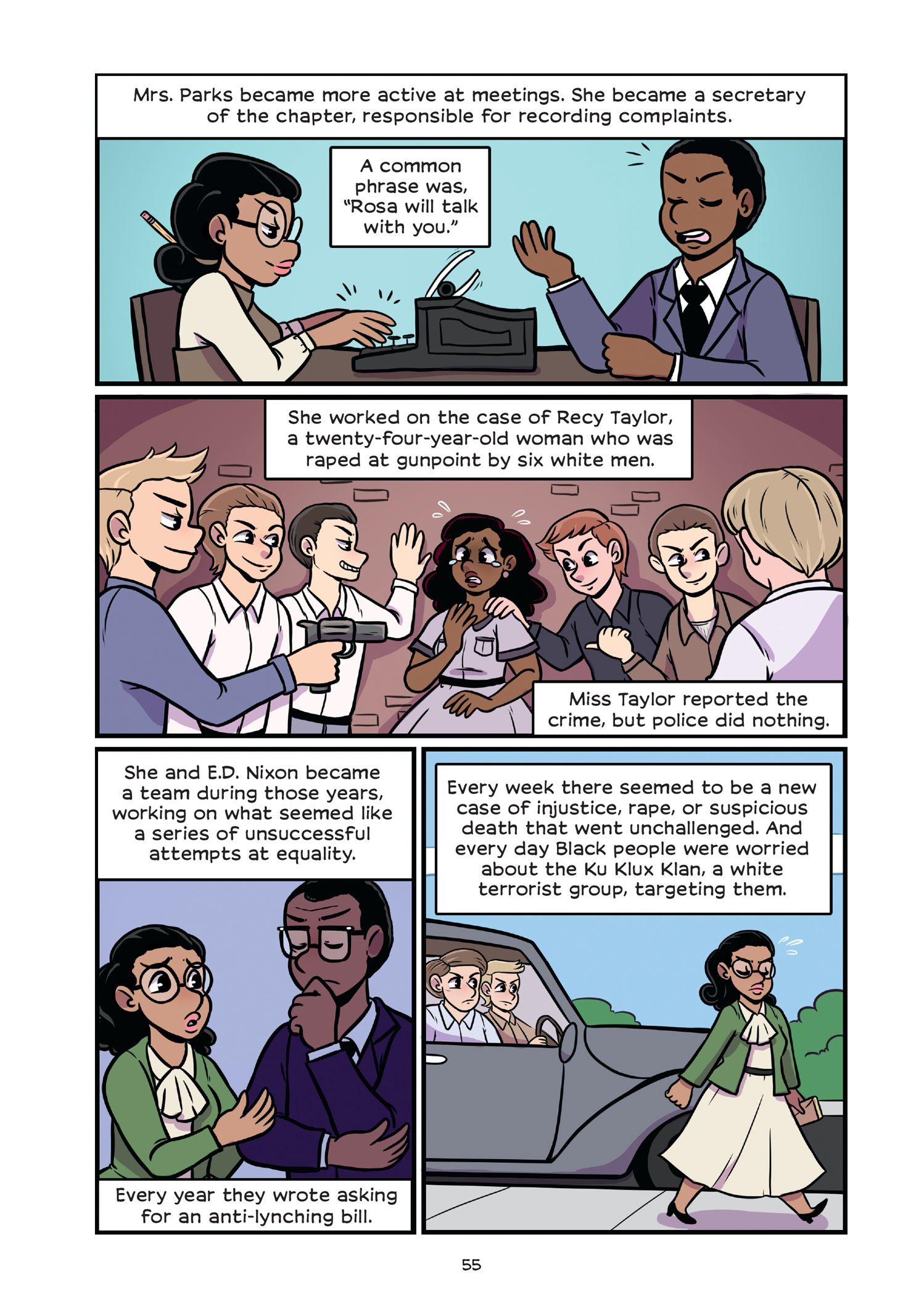 Read online History Comics comic -  Issue # Rosa Parks & Claudette Colvin - Civil Rights Heroes - 60
