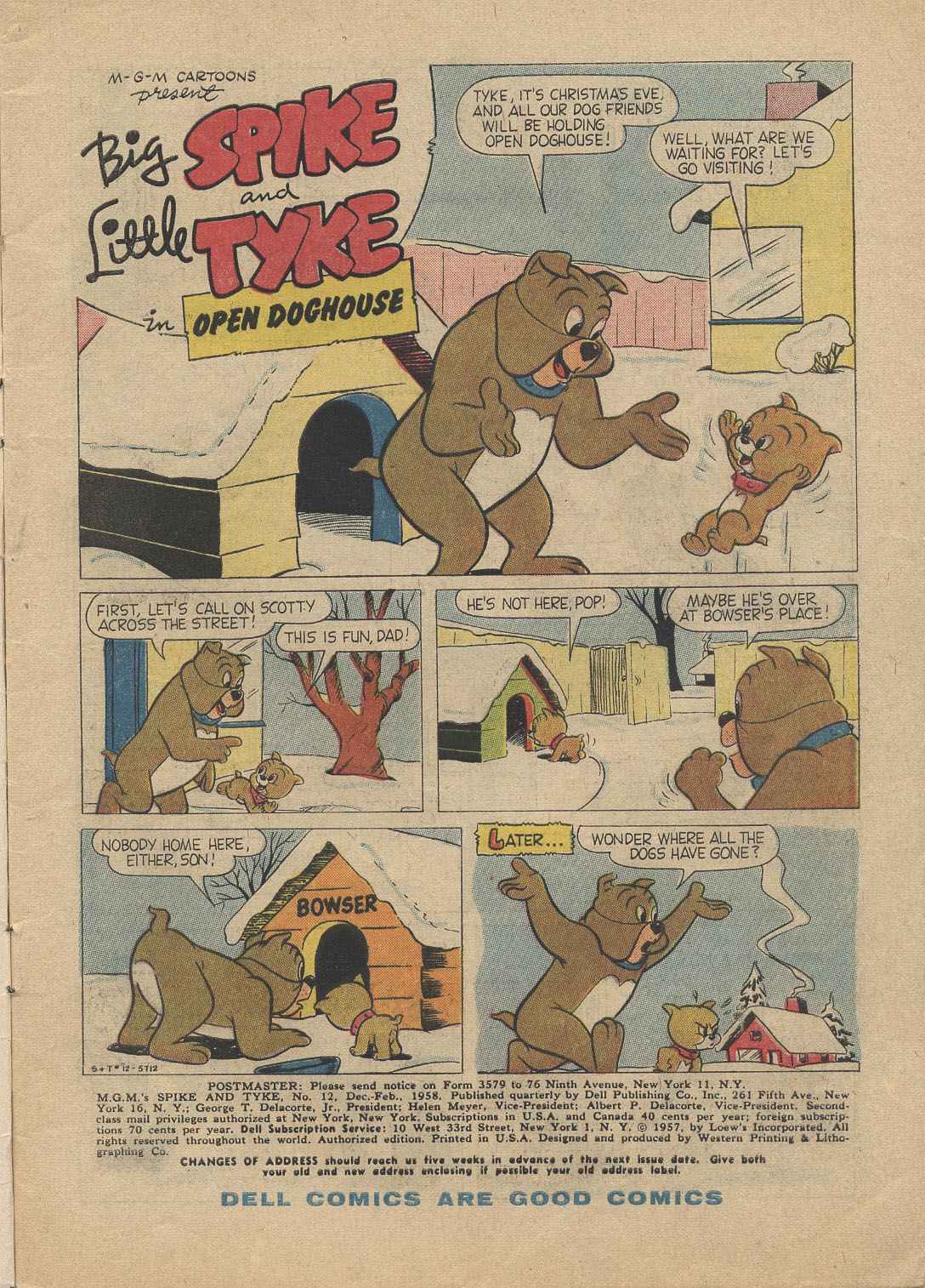Read online M.G.M's Spike and Tyke comic -  Issue #12 - 3