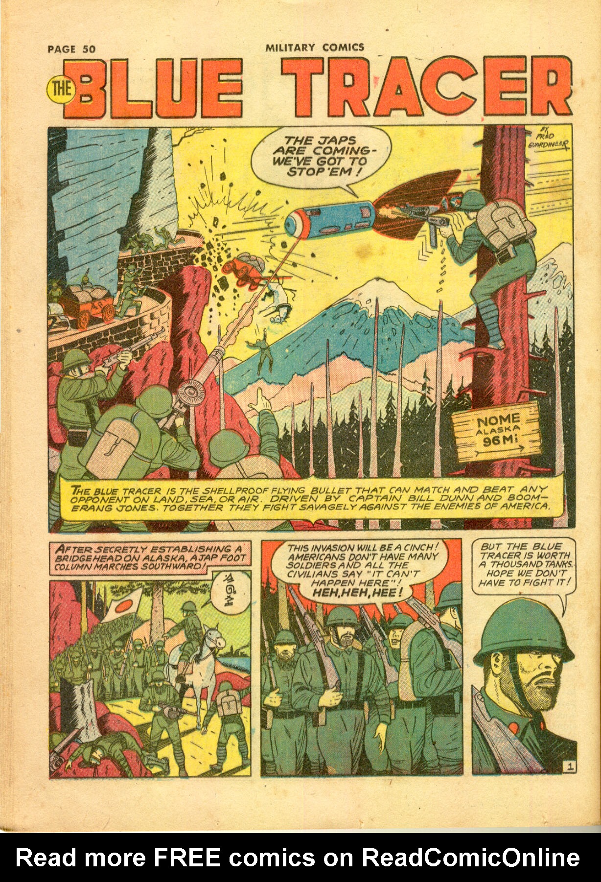 Read online Military Comics comic -  Issue #11 - 52