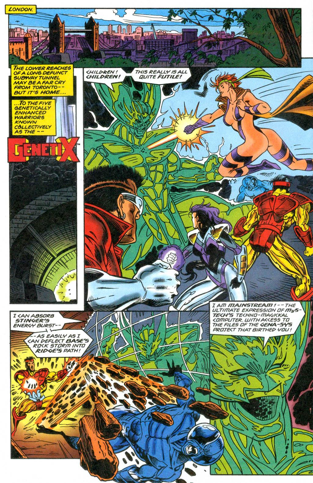 Read online Death Metal vs. Genetix comic -  Issue #1 - 9