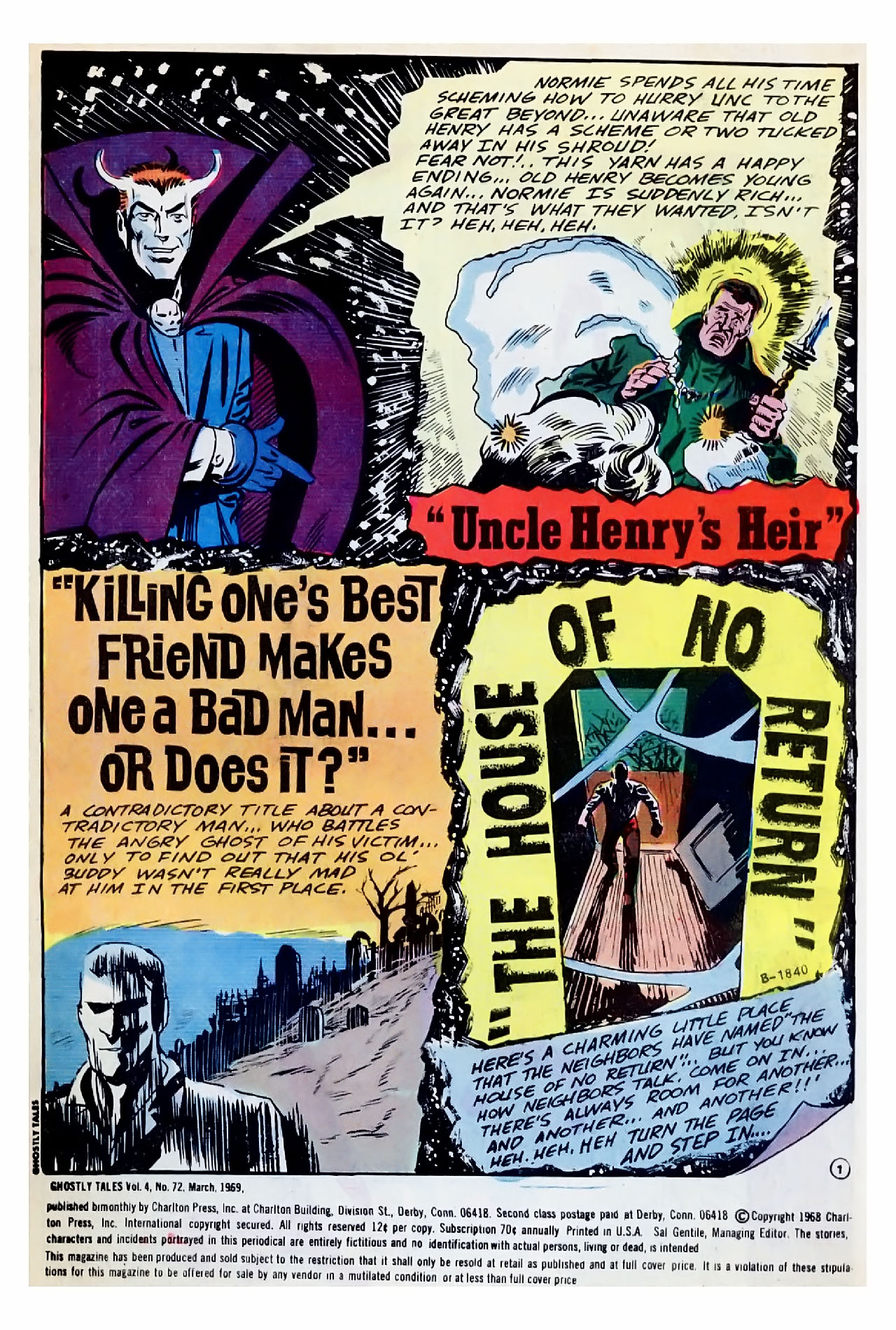 Read online Ghostly Tales comic -  Issue #72 - 3