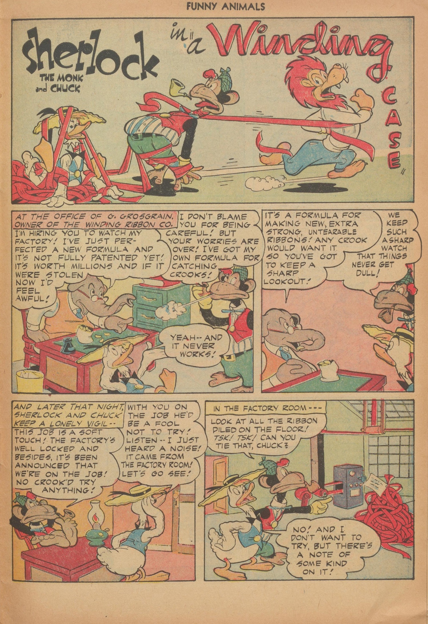 Read online Fawcett's Funny Animals comic -  Issue #50 - 29