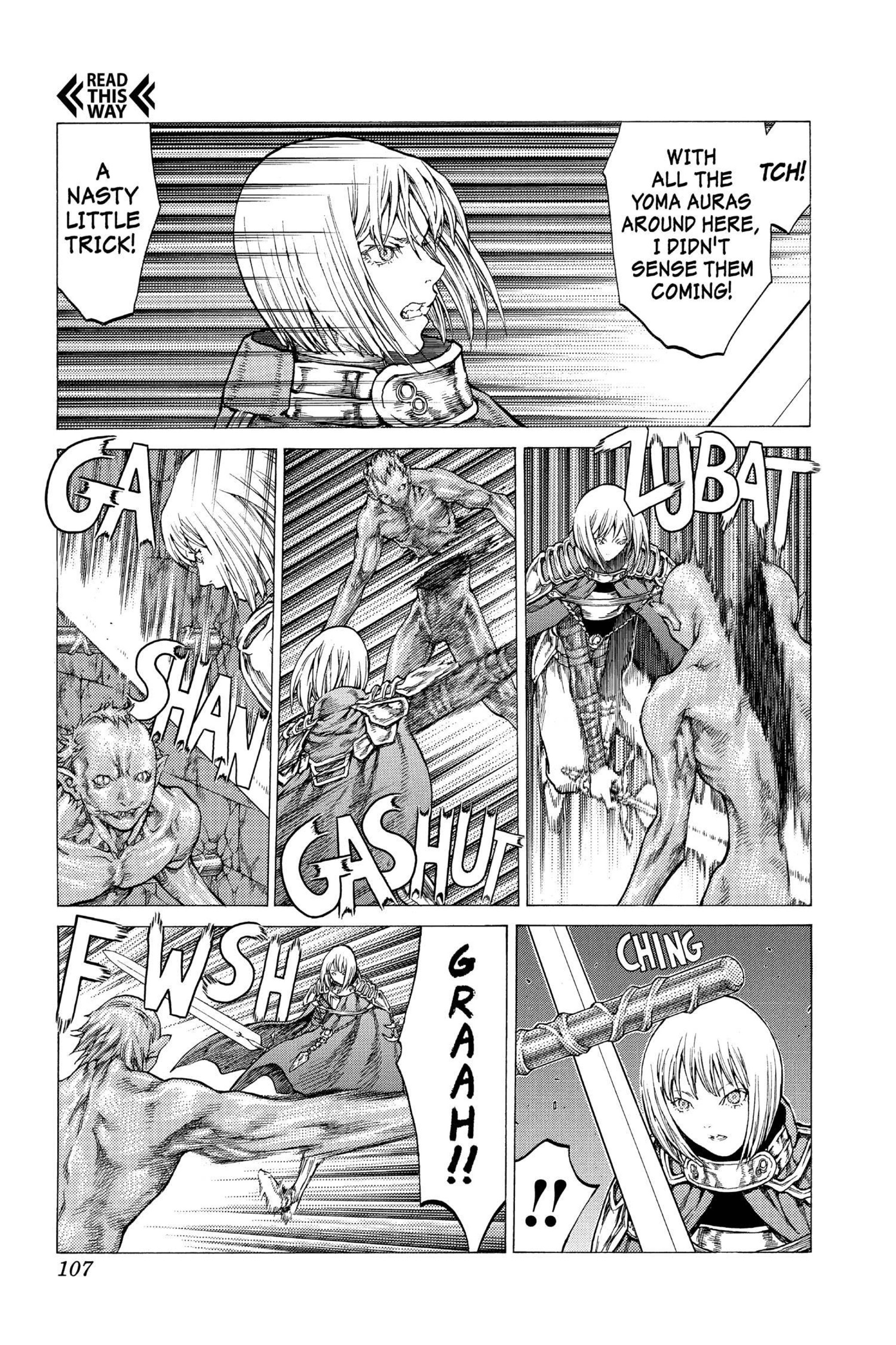 Read online Claymore comic -  Issue #8 - 99