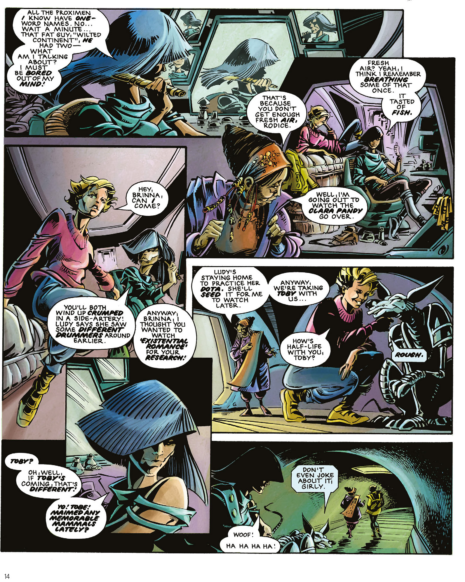 Read online The Ballad of Halo Jones: Full Colour Omnibus Edition comic -  Issue # TPB (Part 1) - 16
