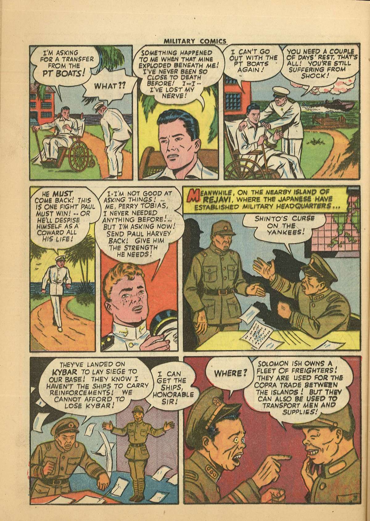 Read online Military Comics comic -  Issue #28 - 44