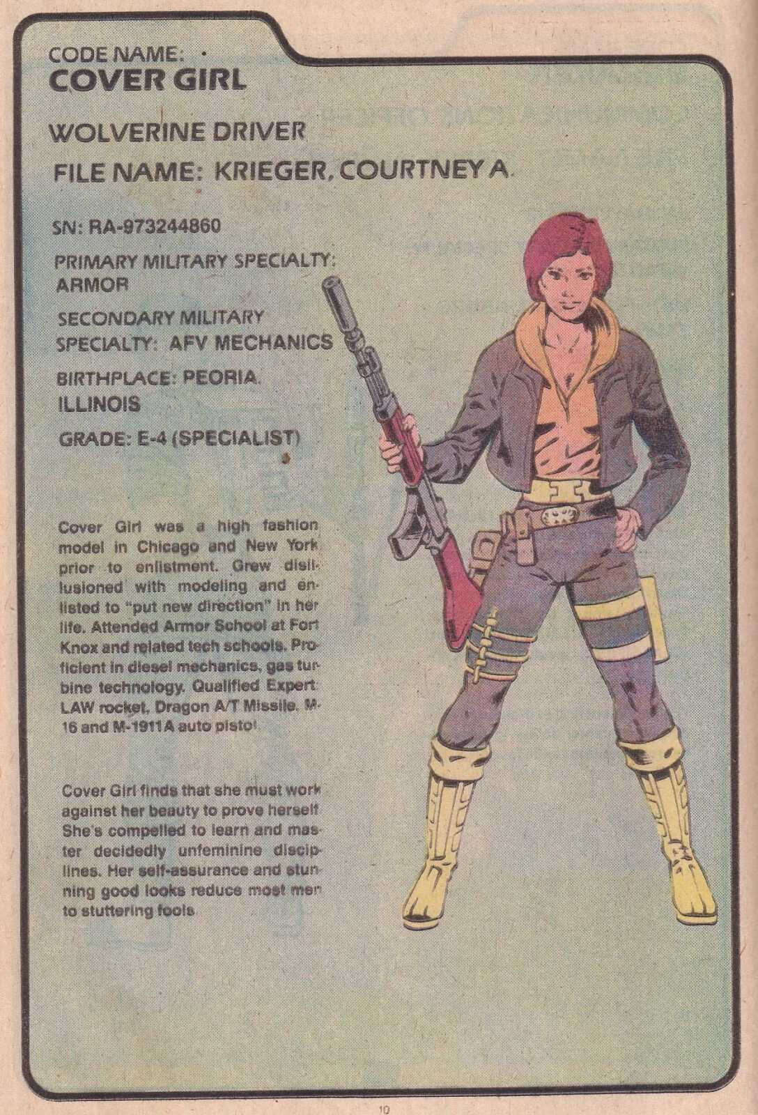 Read online The G.I. Joe Order of Battle comic -  Issue #1 - 12