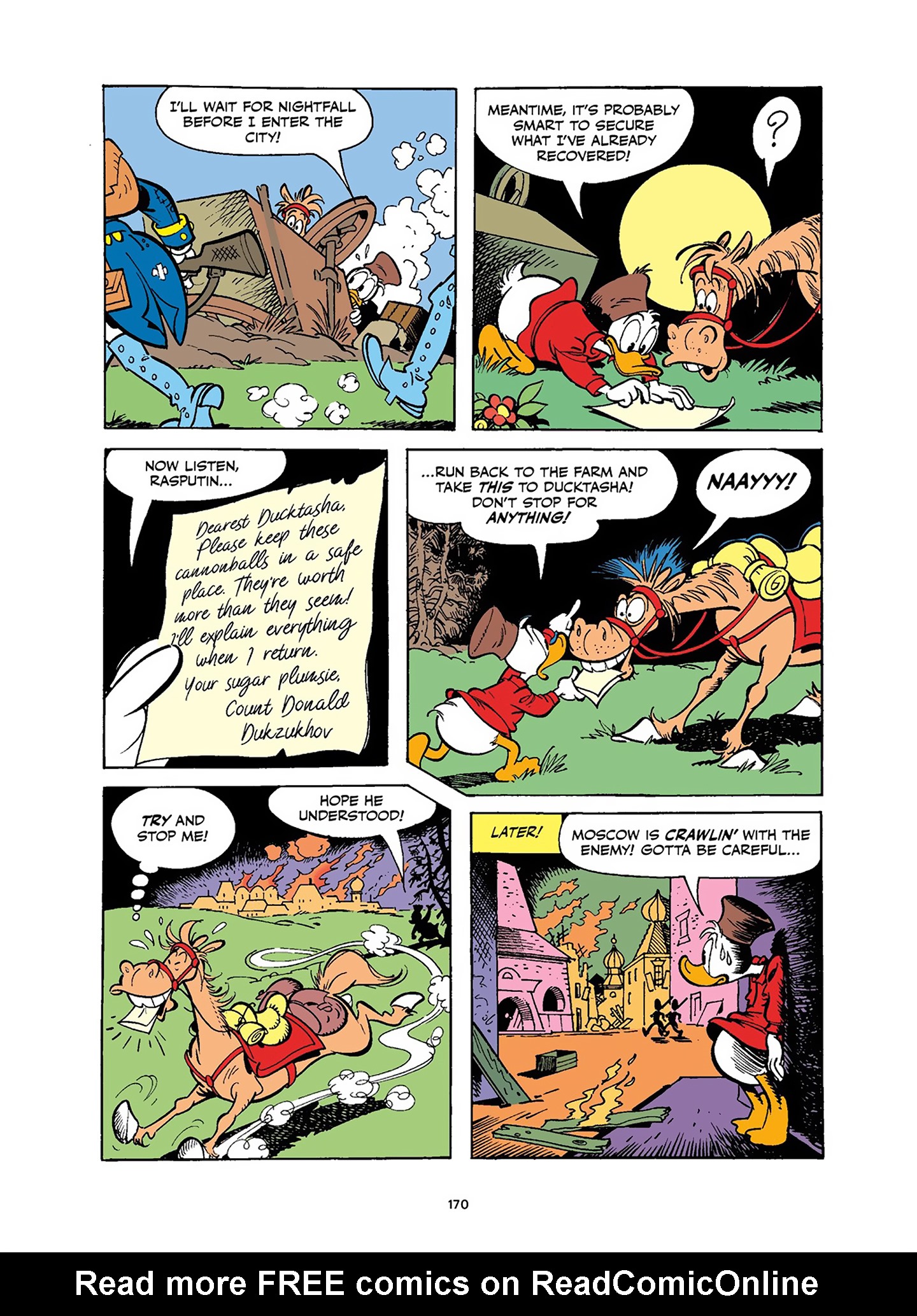 Read online Uncle Scrooge and Donald Duck in Les Misérables and War and Peace comic -  Issue # TPB (Part 2) - 68