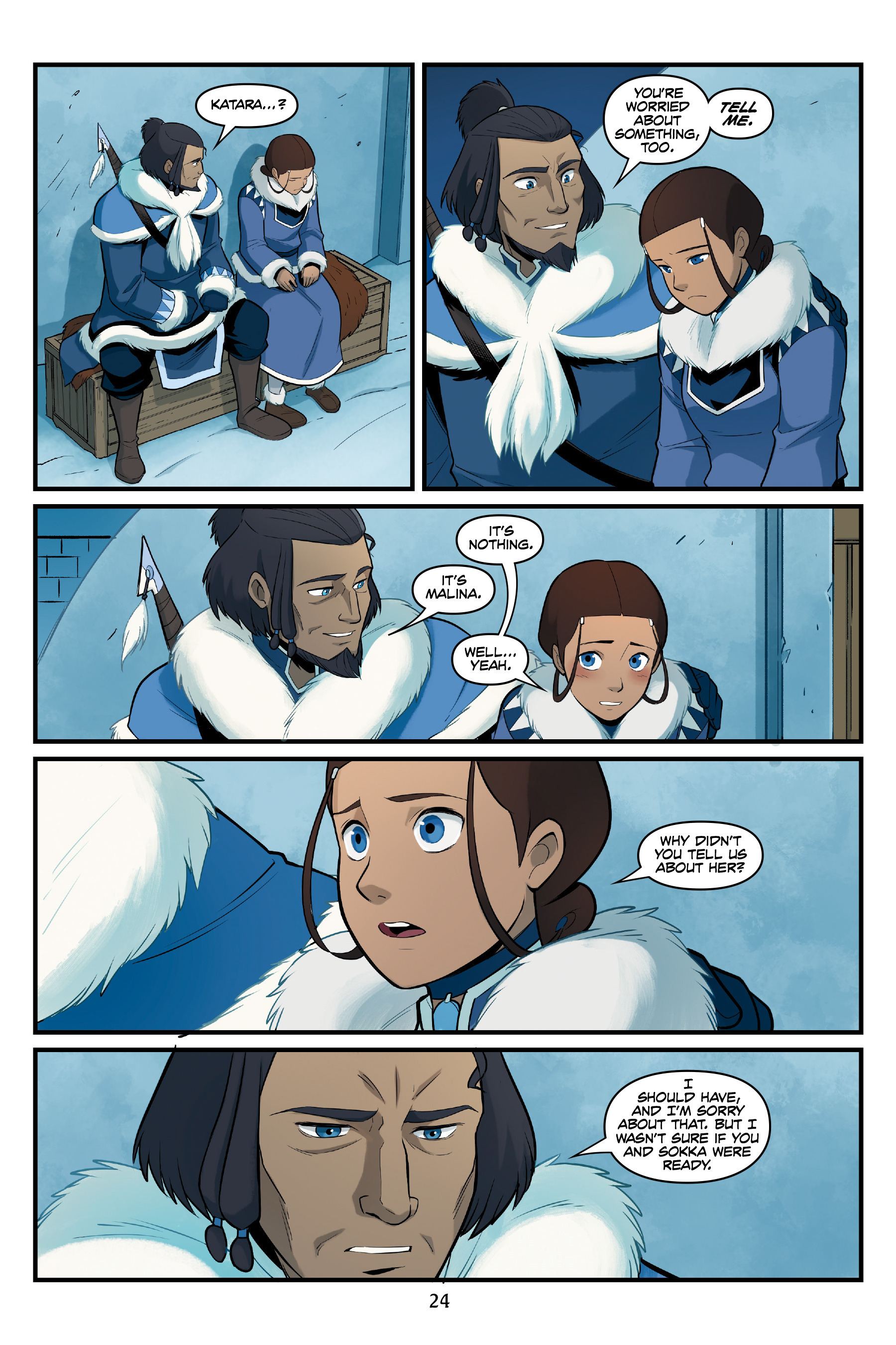 Read online Nickelodeon Avatar: The Last Airbender - North and South comic -  Issue #2 - 25