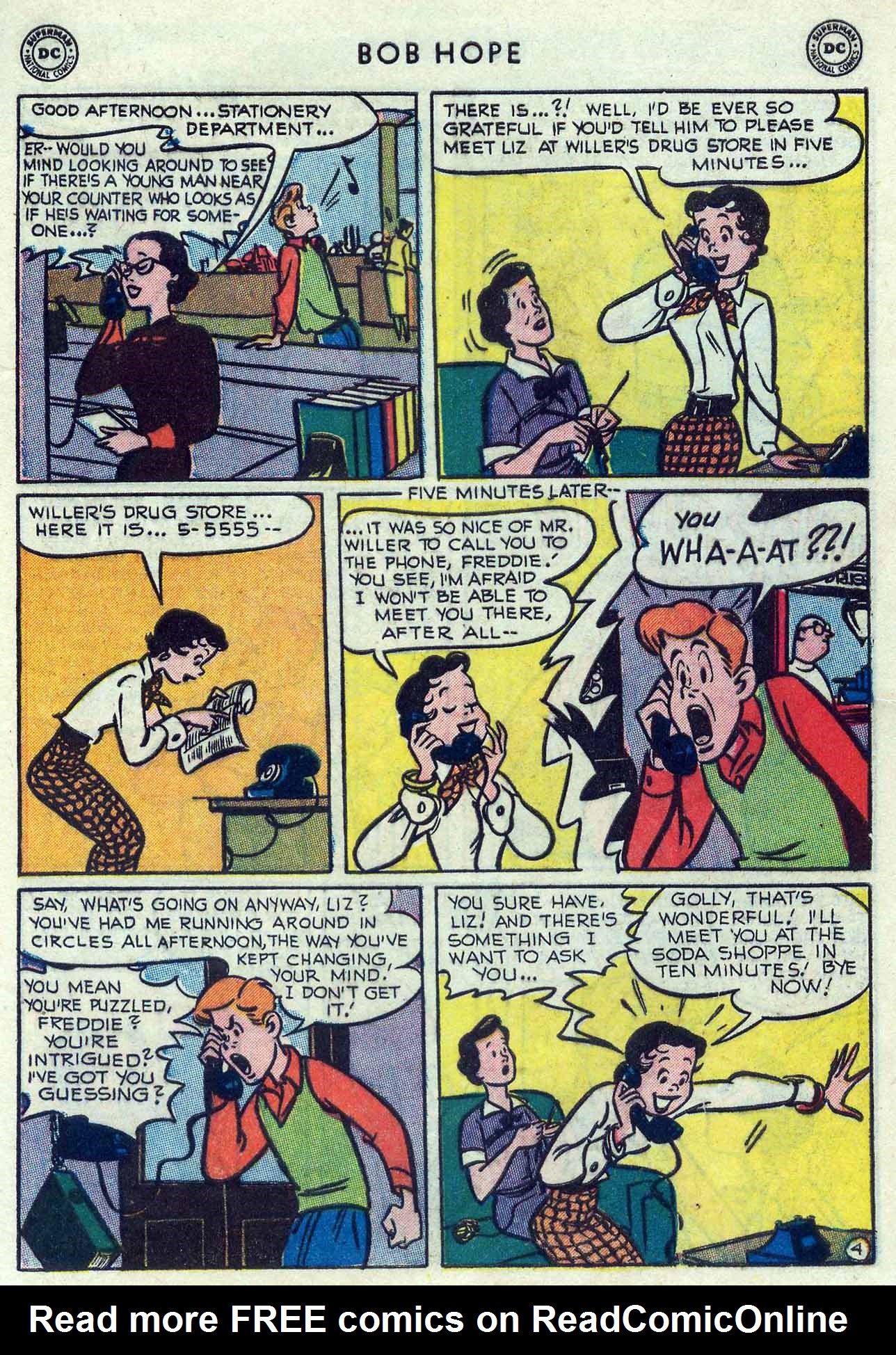 Read online The Adventures of Bob Hope comic -  Issue #26 - 39