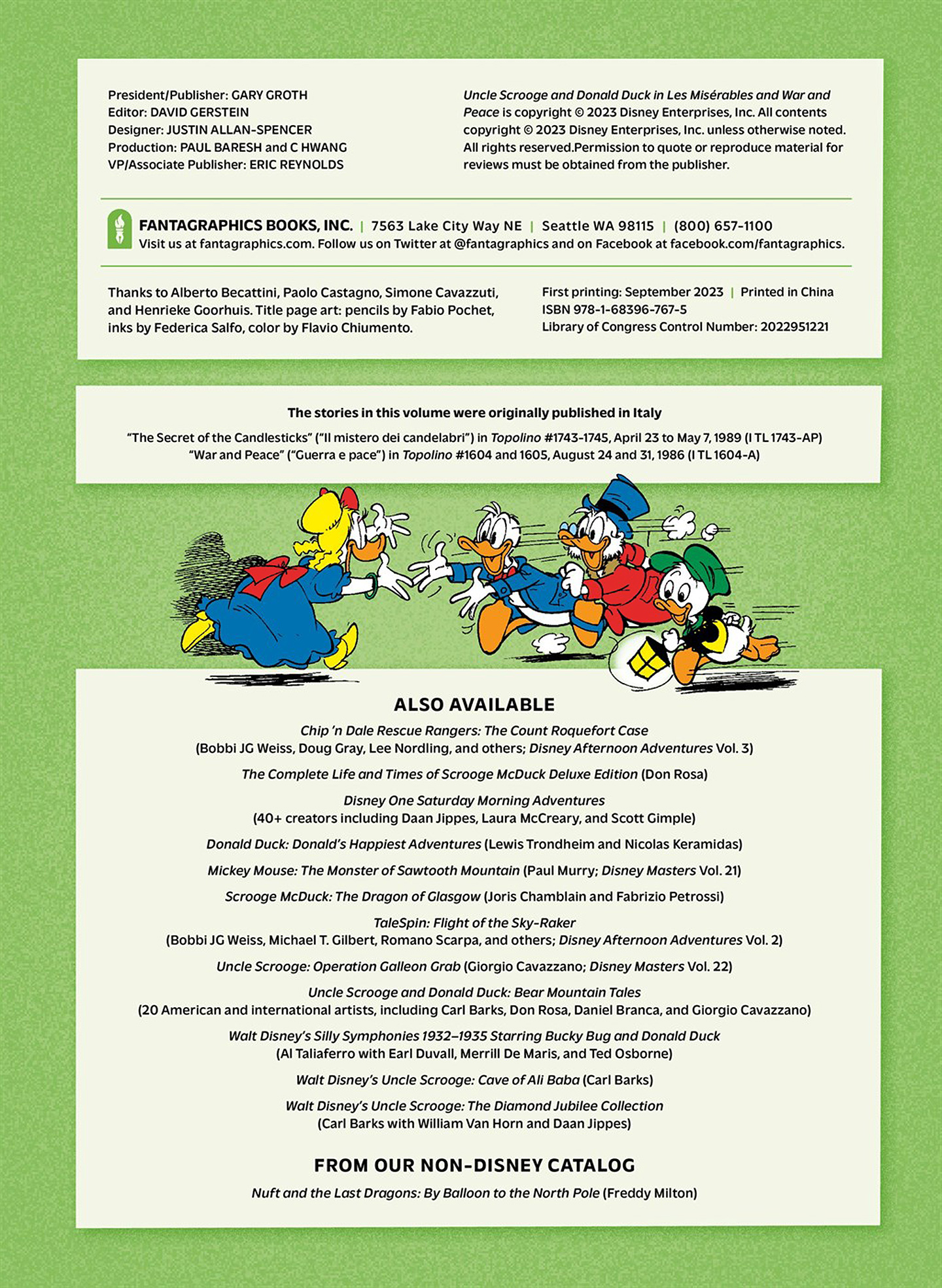 Read online Uncle Scrooge and Donald Duck in Les Misérables and War and Peace comic -  Issue # TPB (Part 1) - 3