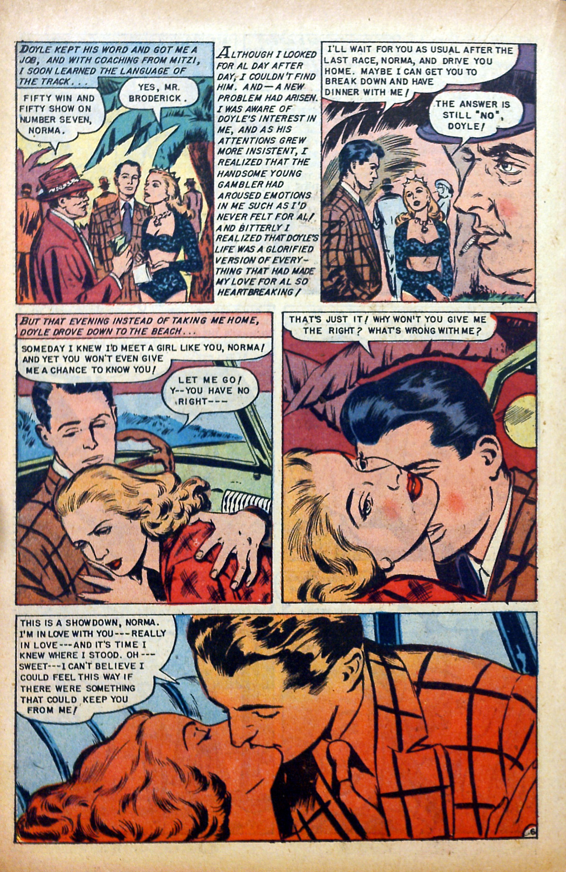 Read online Glamorous Romances comic -  Issue #70 - 22