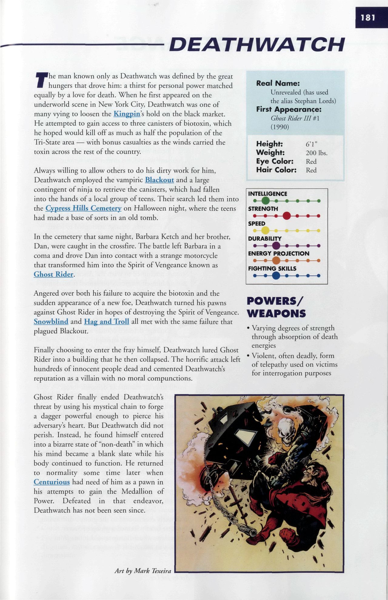 Read online Marvel Encyclopedia comic -  Issue # TPB 5 - 184