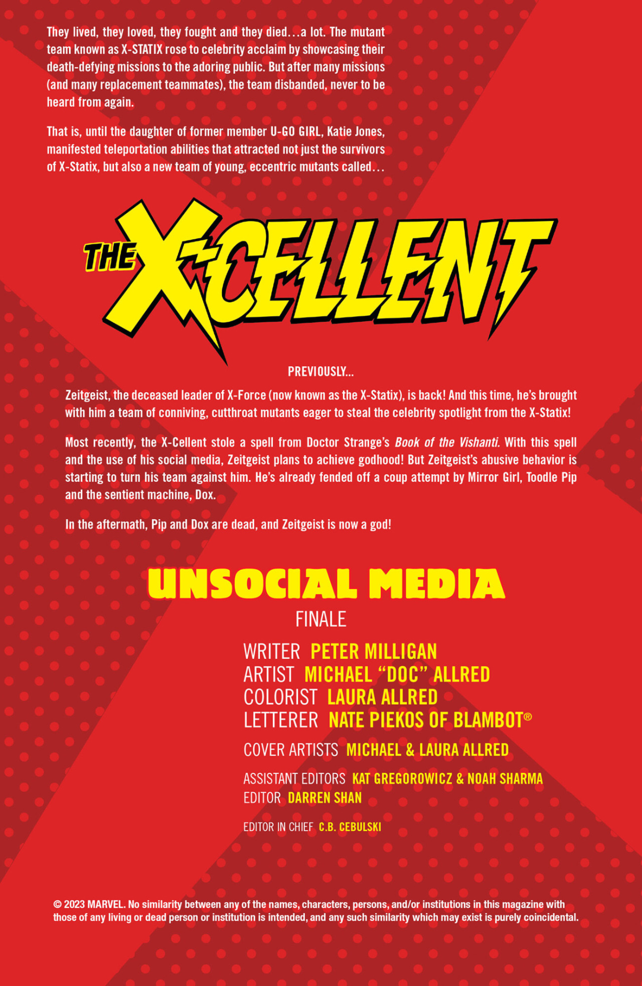 Read online The X-cellent comic -  Issue #5 - 2