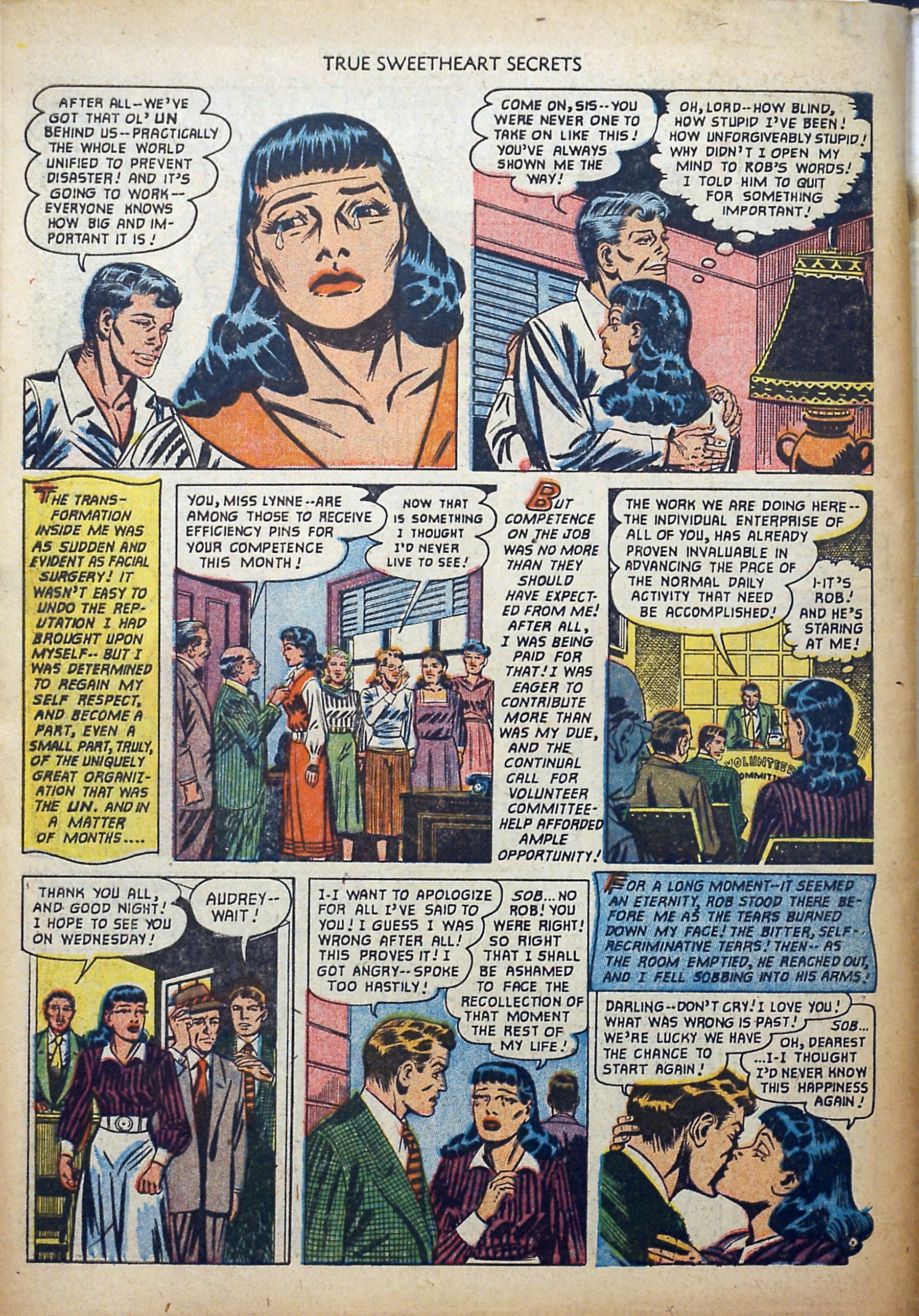 Read online True Sweetheart Secrets comic -  Issue #7 - 34