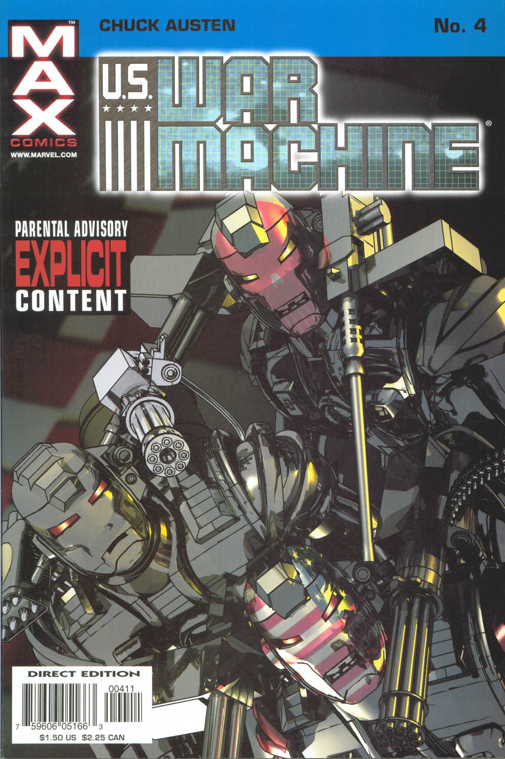 Read online U.S. War Machine comic -  Issue #4 - 1