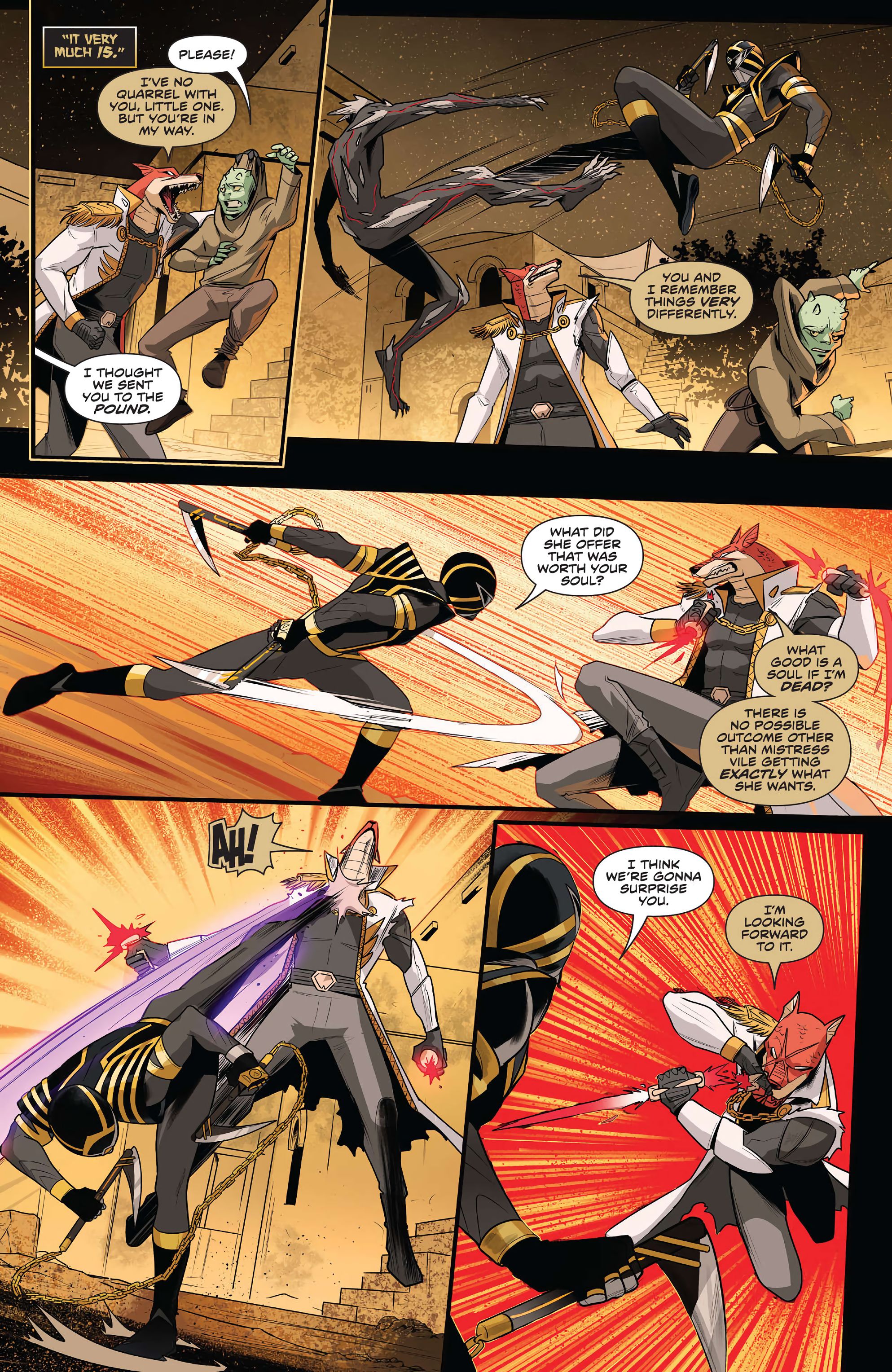 Read online Mighty Morphin Power Rangers comic -  Issue #110 - 19