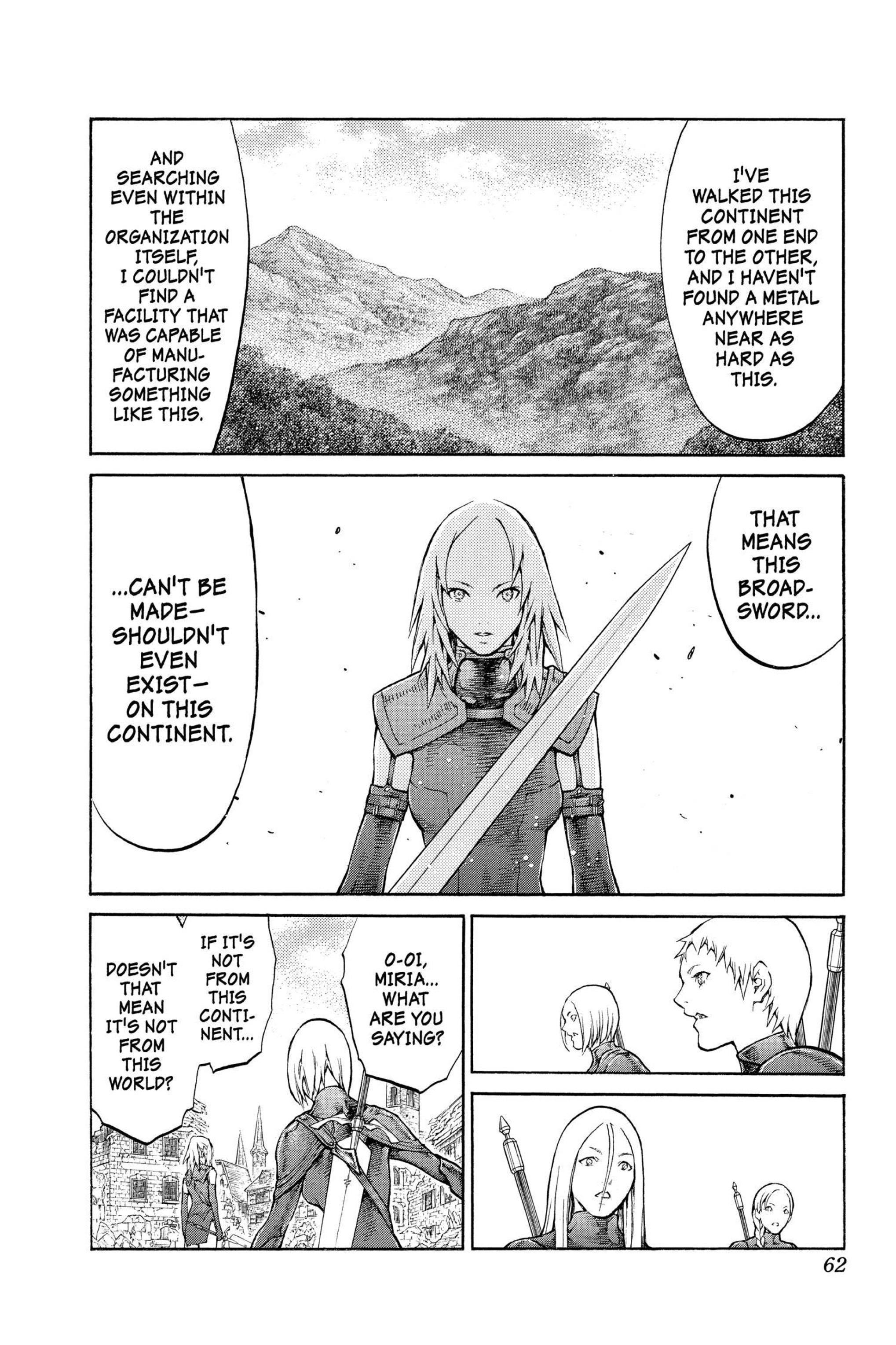 Read online Claymore comic -  Issue #15 - 56