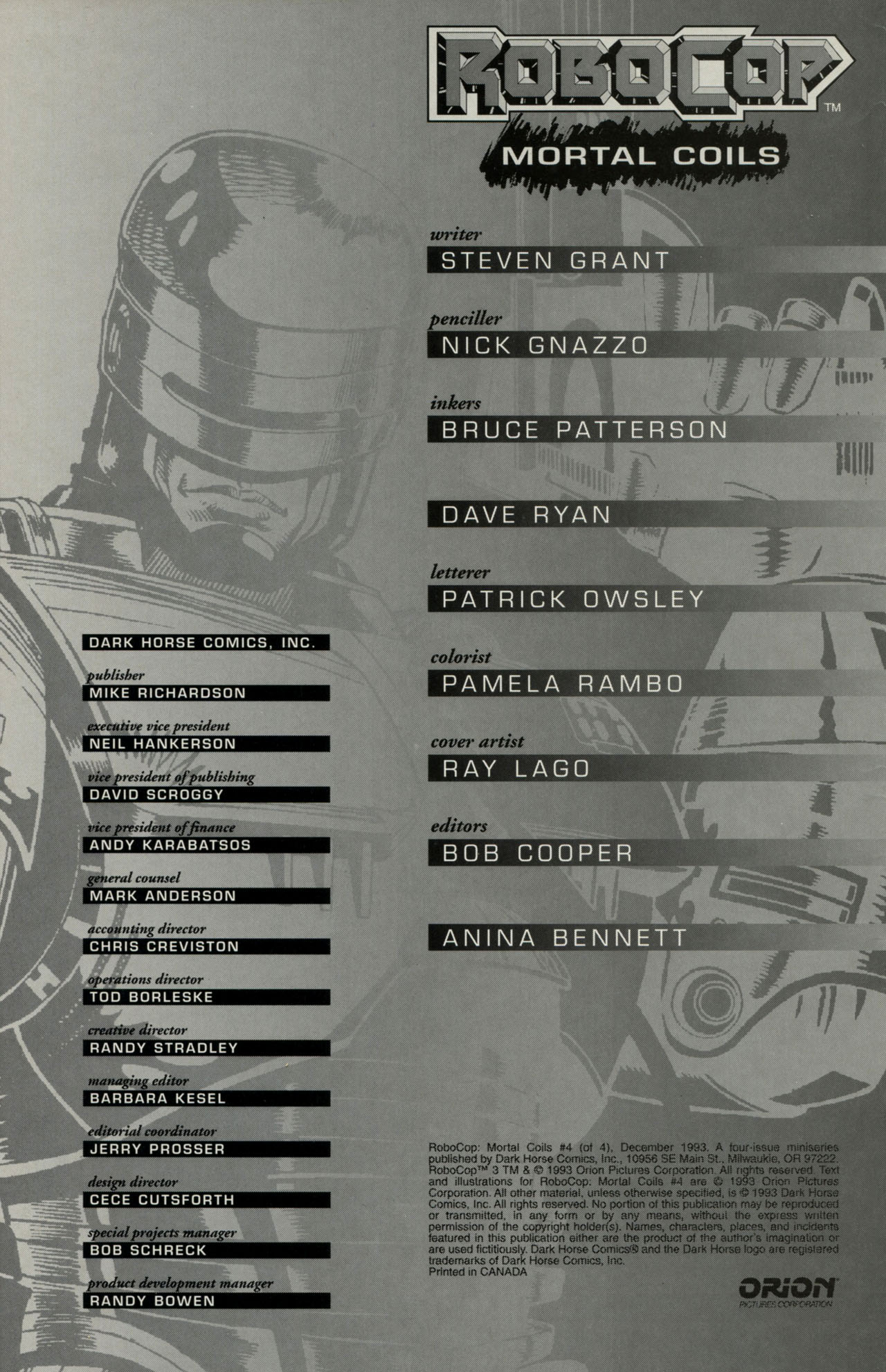 Read online Robocop: Mortal Coils comic -  Issue #4 - 2