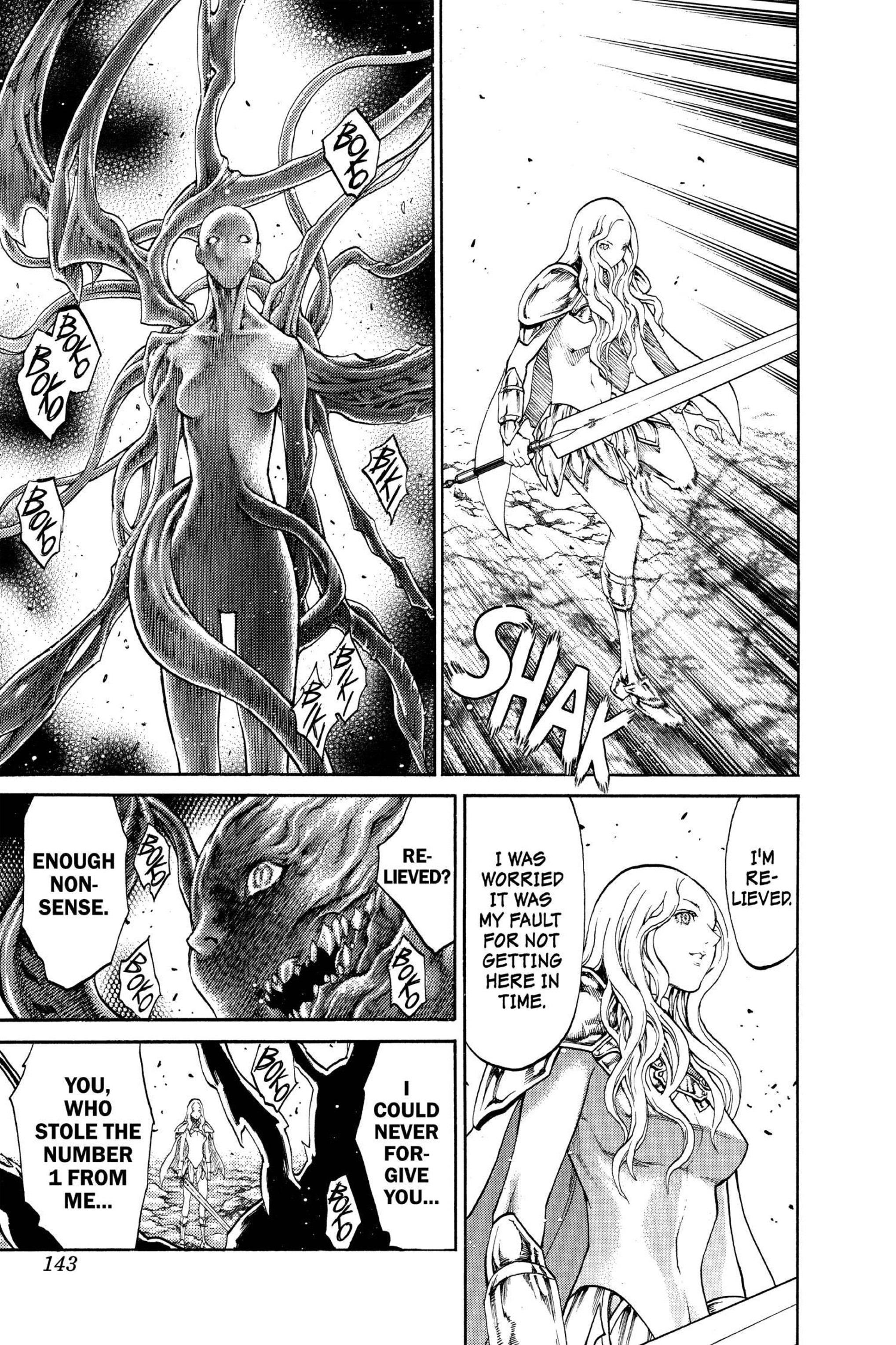Read online Claymore comic -  Issue #13 - 136