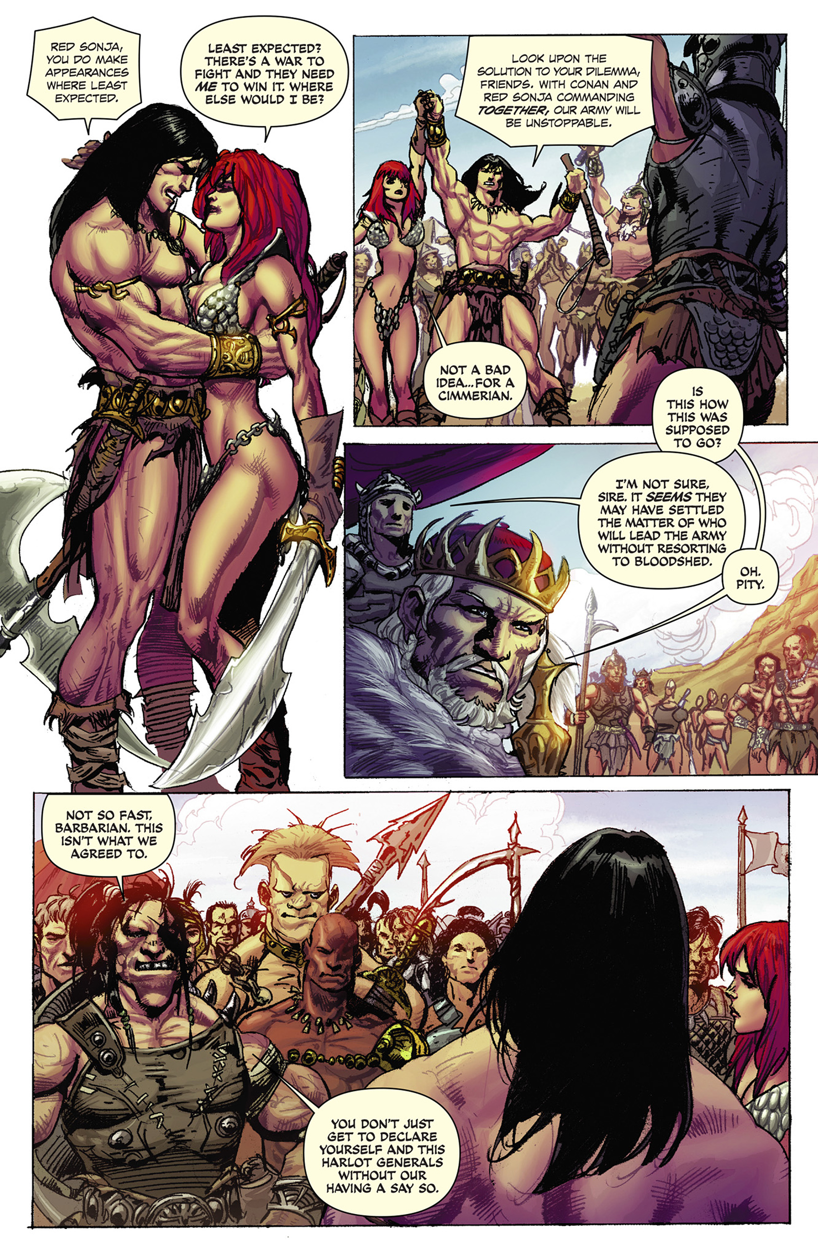Read online Red Sonja/Conan comic -  Issue #1 - 12