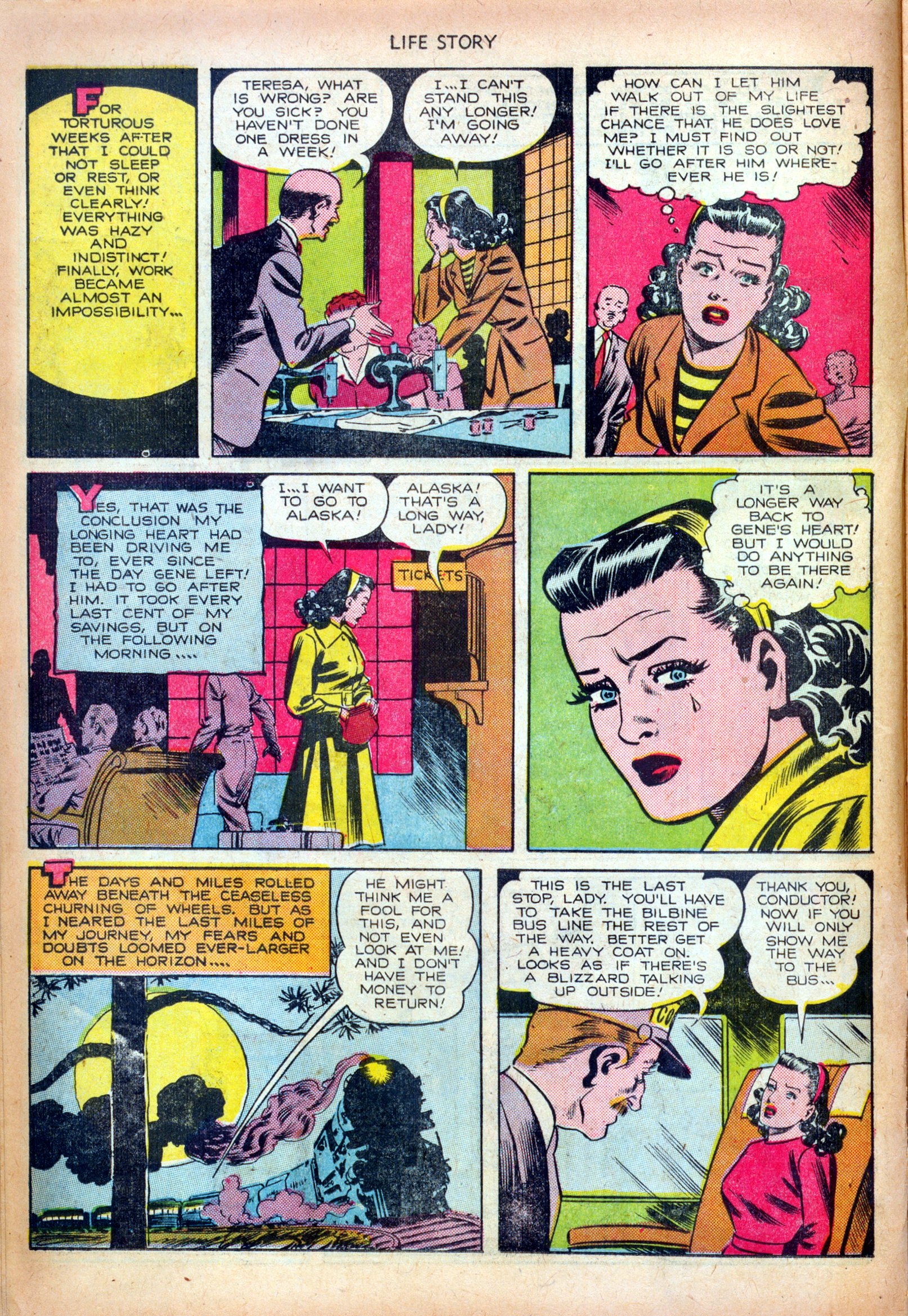 Read online Life Story comic -  Issue #20 - 10