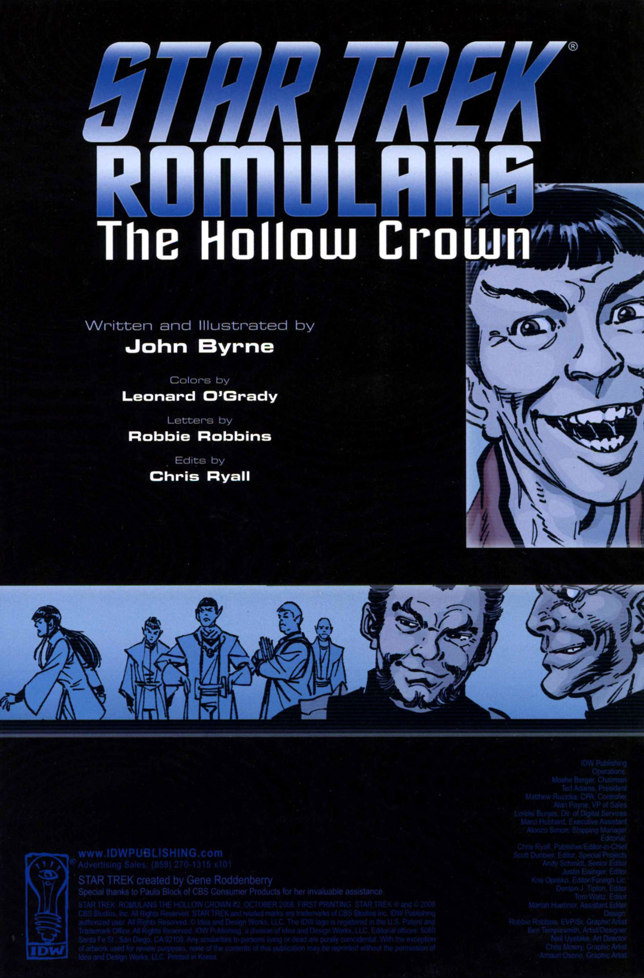 Read online Star Trek: Romulans - The Hollow Crown comic -  Issue #2 - 2
