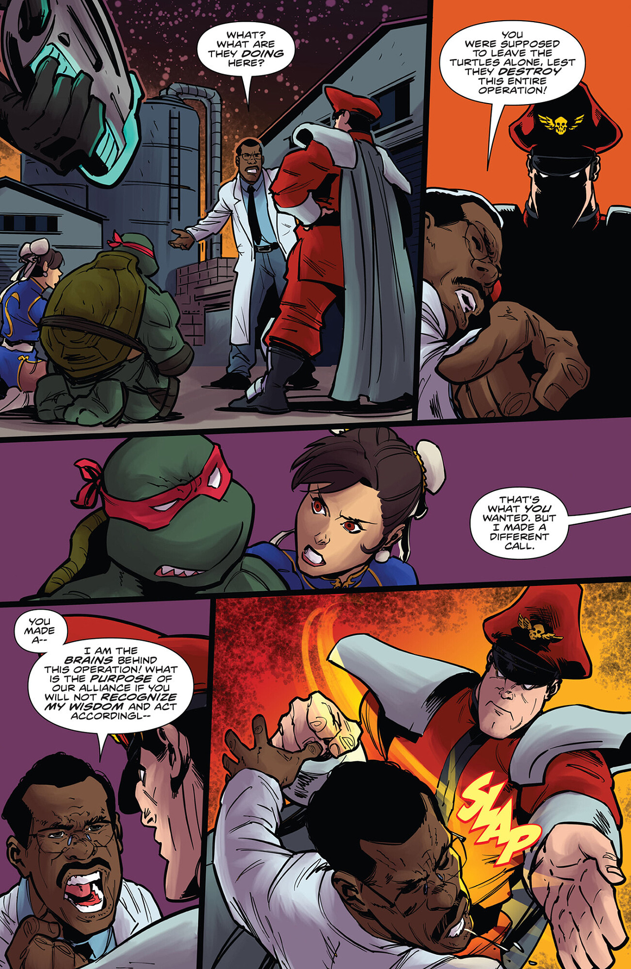 Read online Teenage Mutant Ninja Turtles vs. Street Fighter comic -  Issue #3 - 4