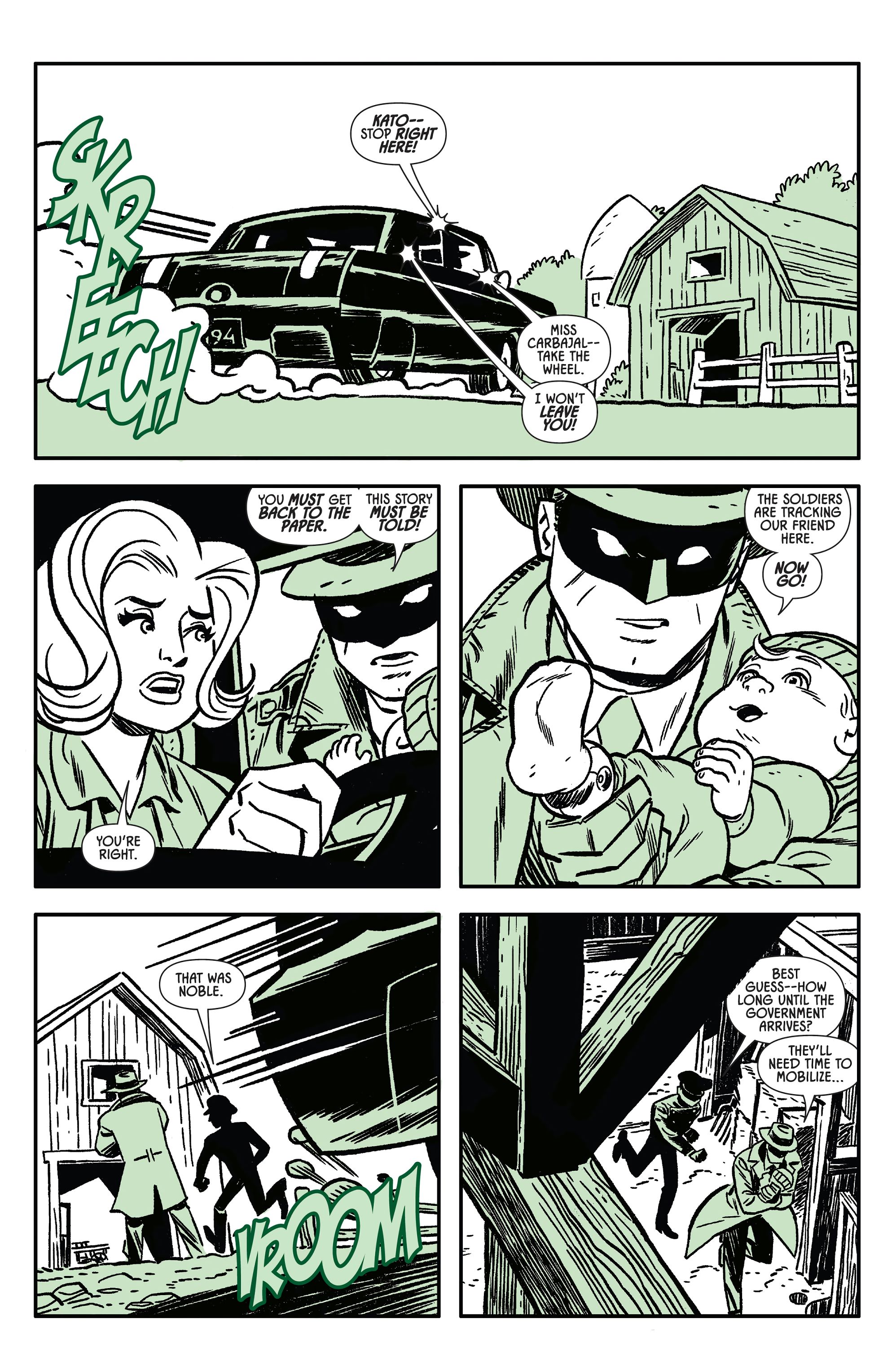 Read online The Green Hornet (2020) comic -  Issue # _Sky Lights Collection - 87